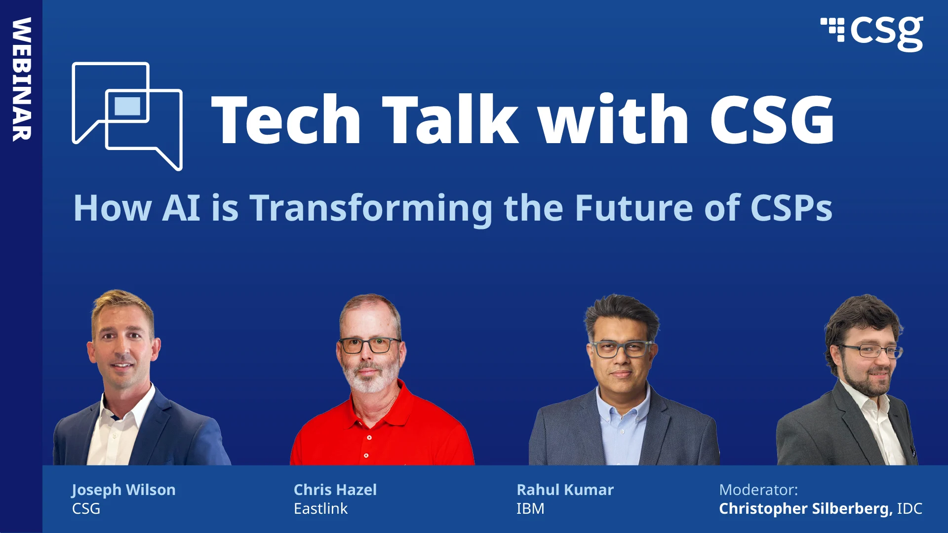 Tech Talk with CSG: How AI is Transforming the Future of CSPs