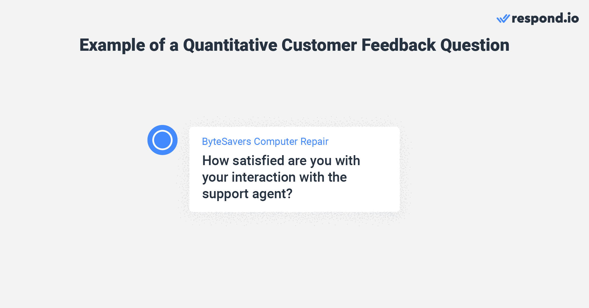 An example of sample survey questions for customer satisfaction