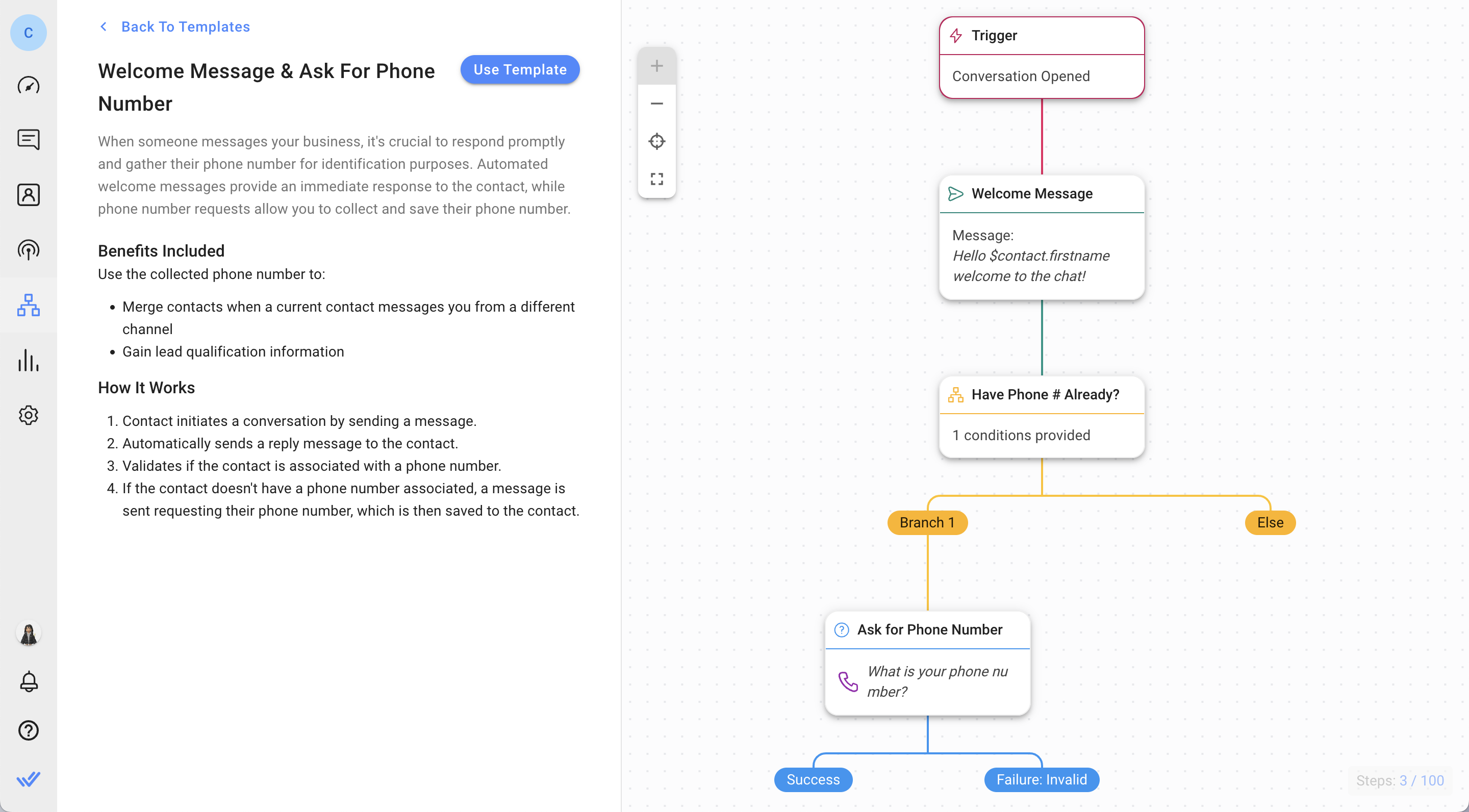 Collecting customer information is crucial for providing effective customer support, as it enables agents to access important background details about the customer. With respond.io, you can send pre-chat surveys to collect valuable contact information and gain context for an issue. These surveys can be designed to capture essential details like name, email address, phone number or any other relevant information. As agents gain a comprehensive understanding through it, they can accurately identify and address the specific needs and preferences of each customer. This also allows them to offer personalized solutions, resolve issues efficiently and provide exceptional support.