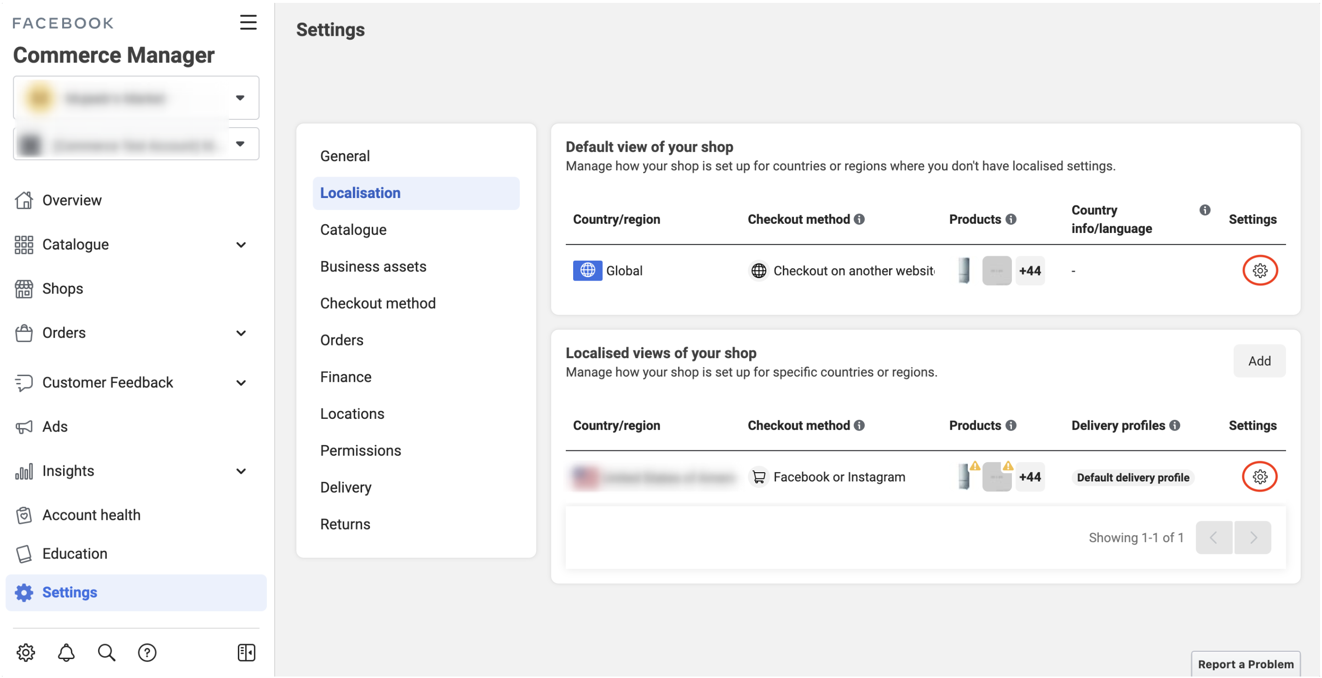 This image shows how to enable the in-app checkout option 