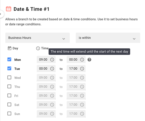 Ensure your Workflows run round the clock with the new Date & Time Step improvement