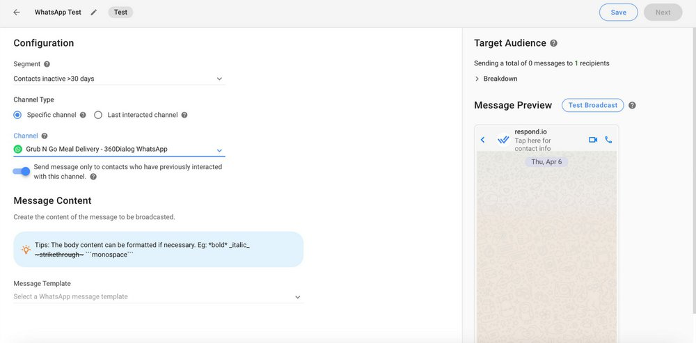 WhatsApp Business for ecommerce: Send targeted broadcasts to maximize engagement