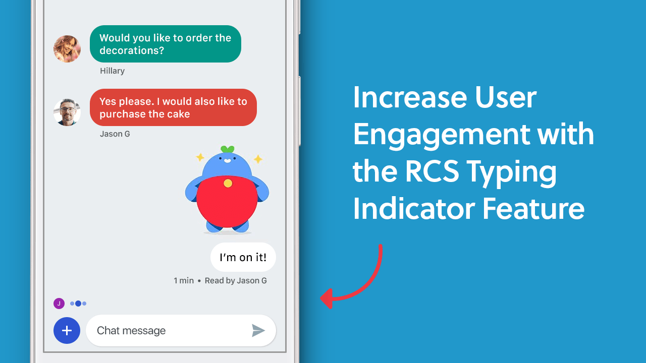 RCS Messaging Typing Indicators