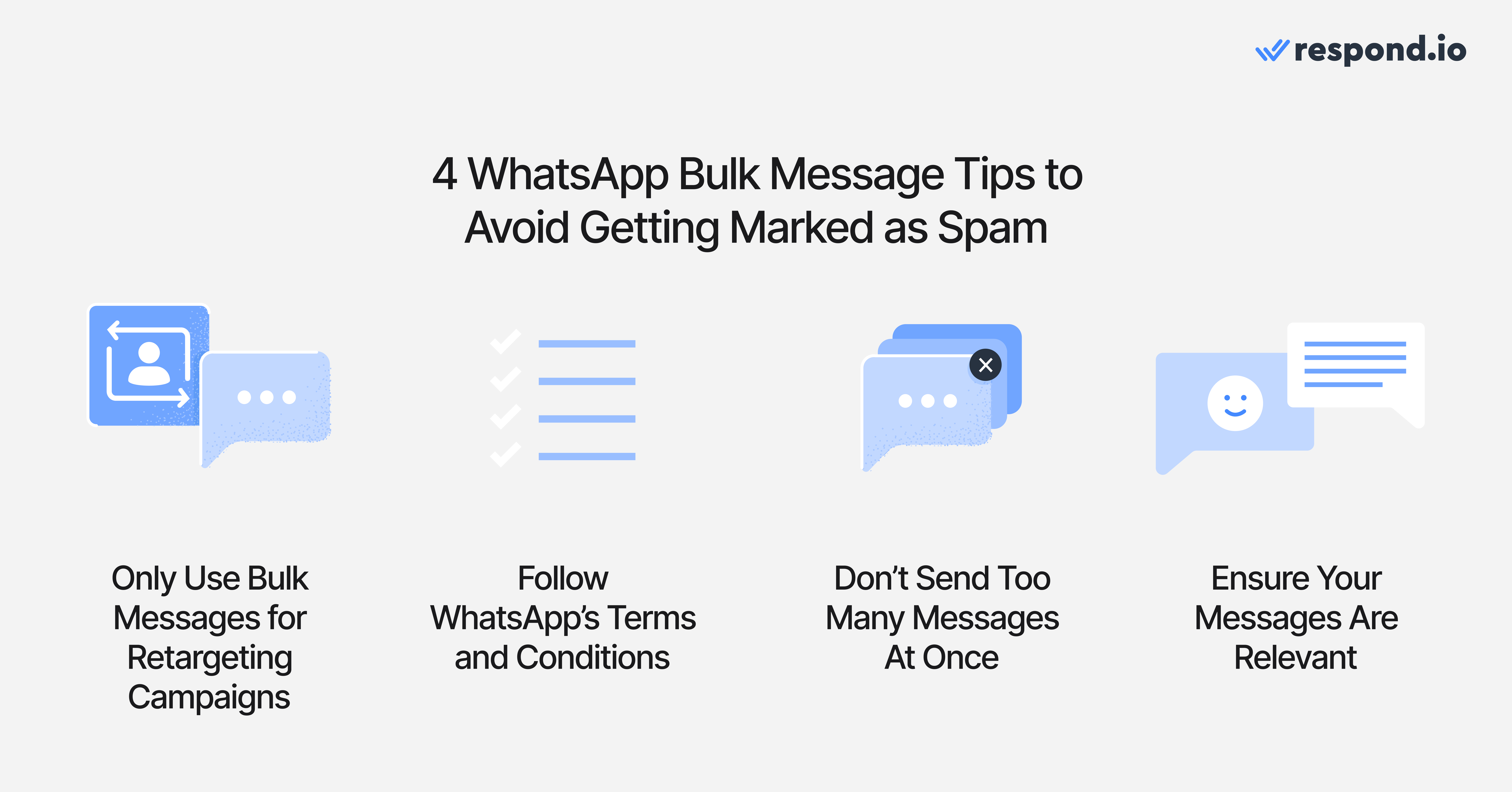 Best practices to avoid WhatsApp bulk messages from being flagged as spam