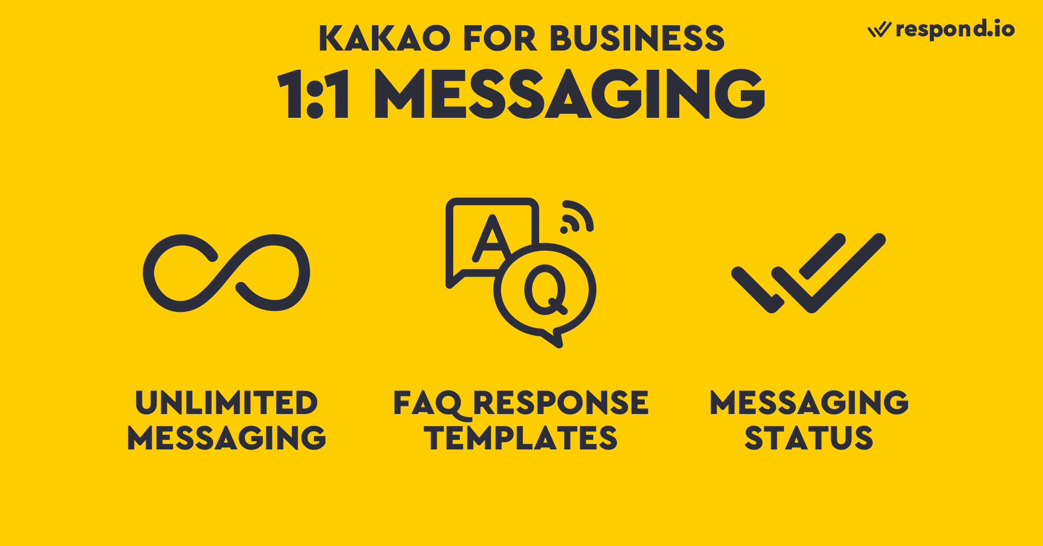 With most messaging apps, visitors have to add your account before starting a chat. However, for KakaoTalk Channels anyone can start a 1:1 chat without adding you. This function can be disabled or you can select a preferred day and time to enable chat.