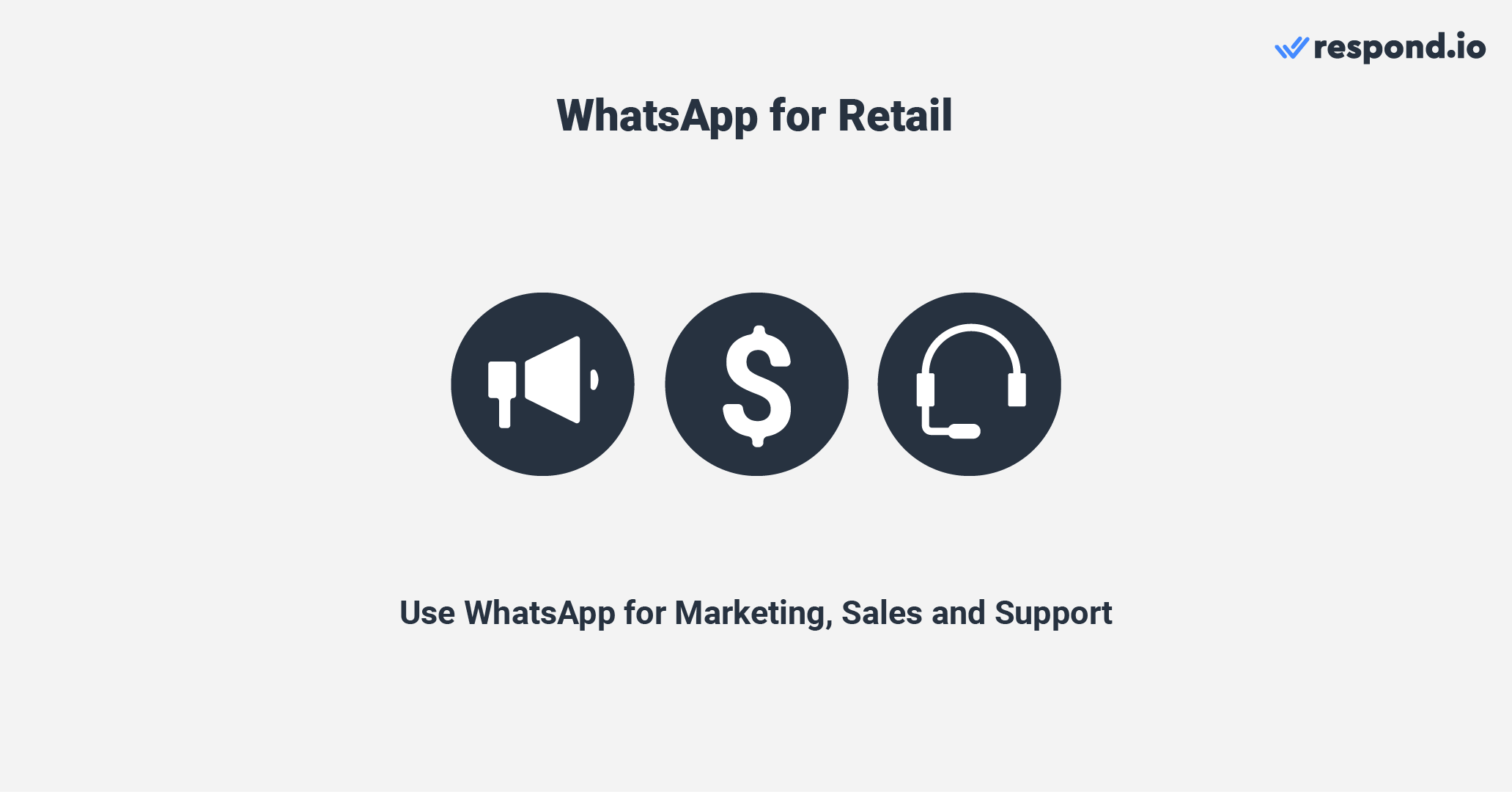 WhatsApp for retail: Use WhatsApp for marketing, sales and support