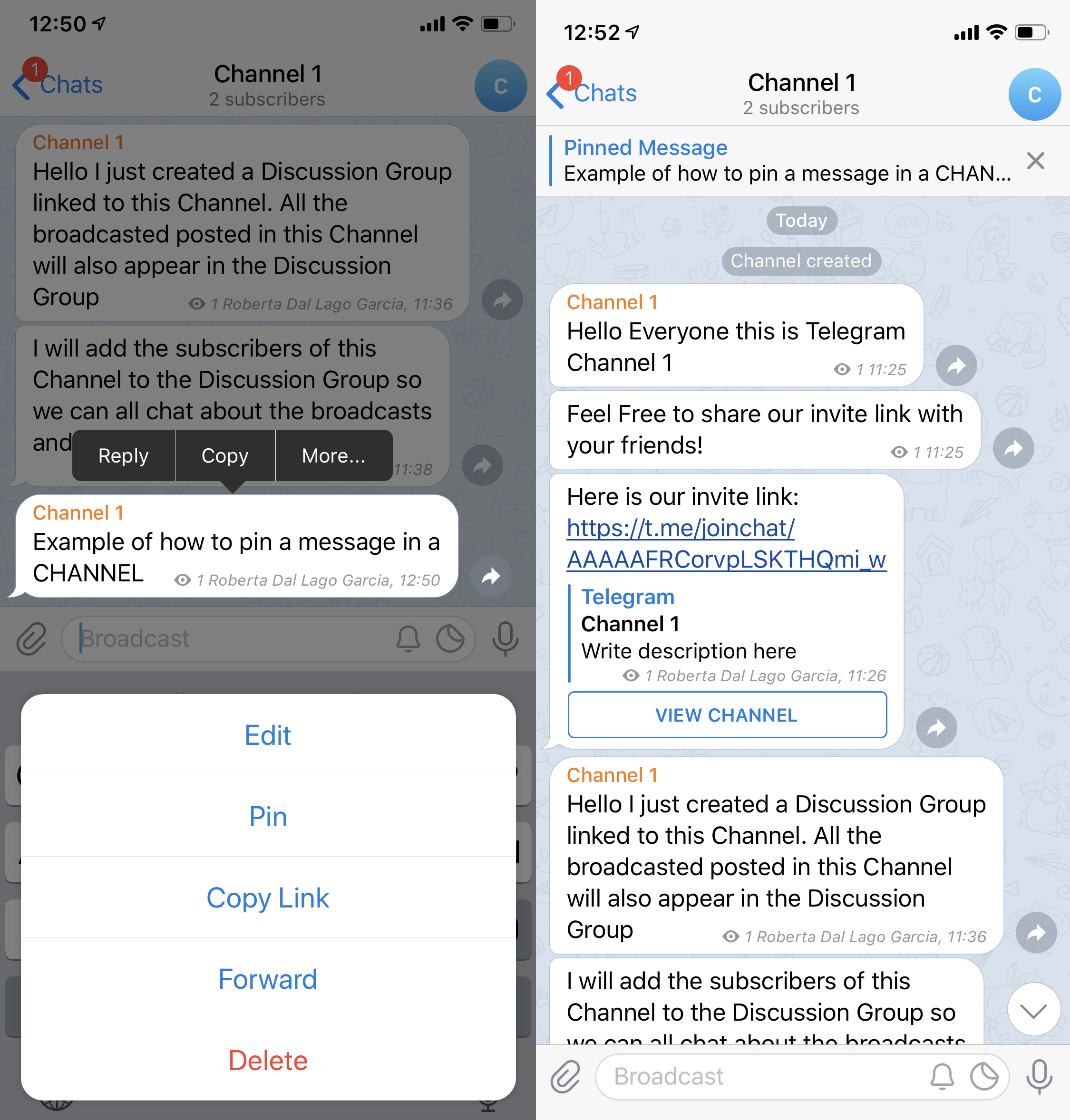 How to Pin a Message on a Telegram Channel