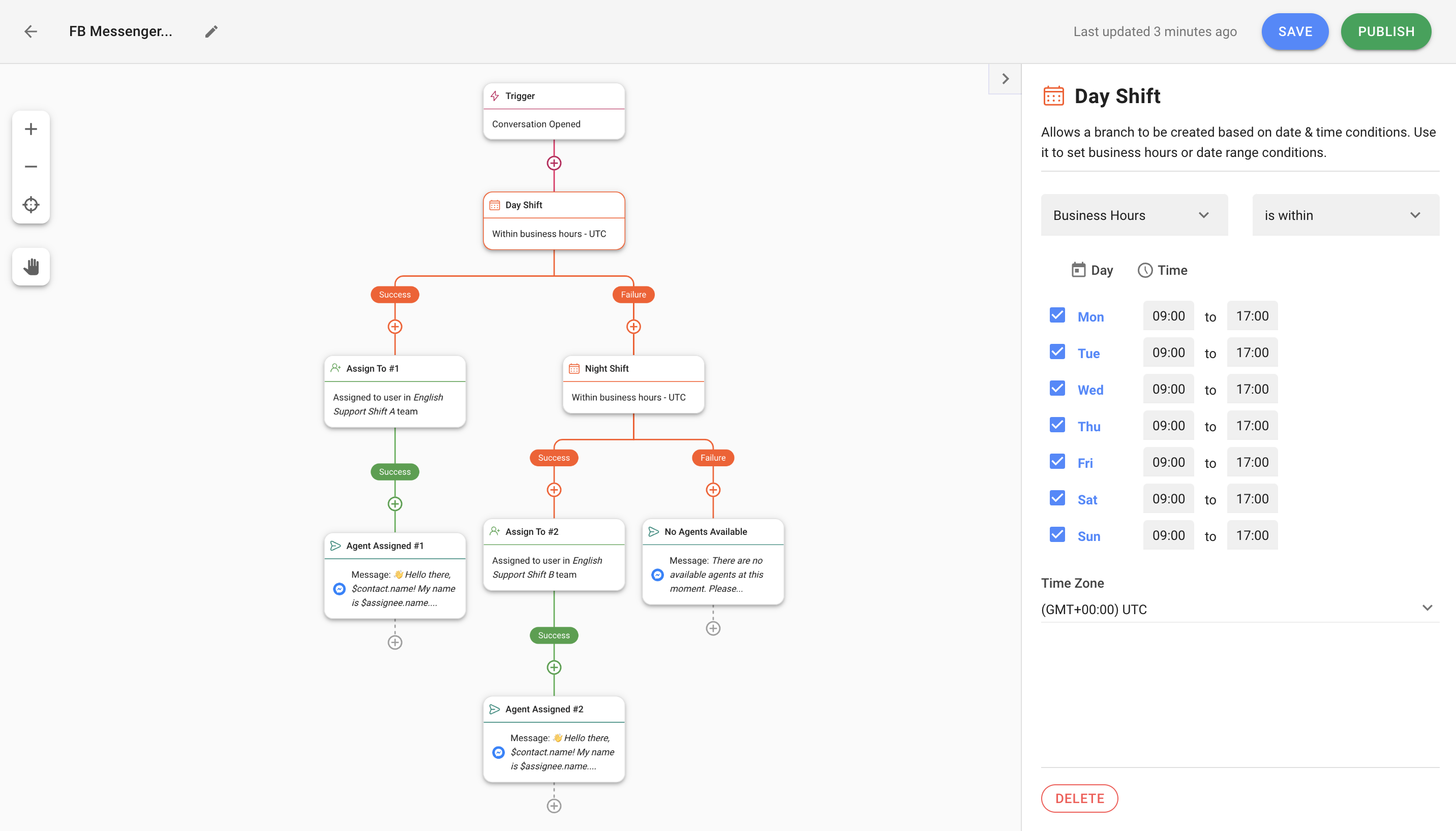 Instant message on Facebook with respond.io