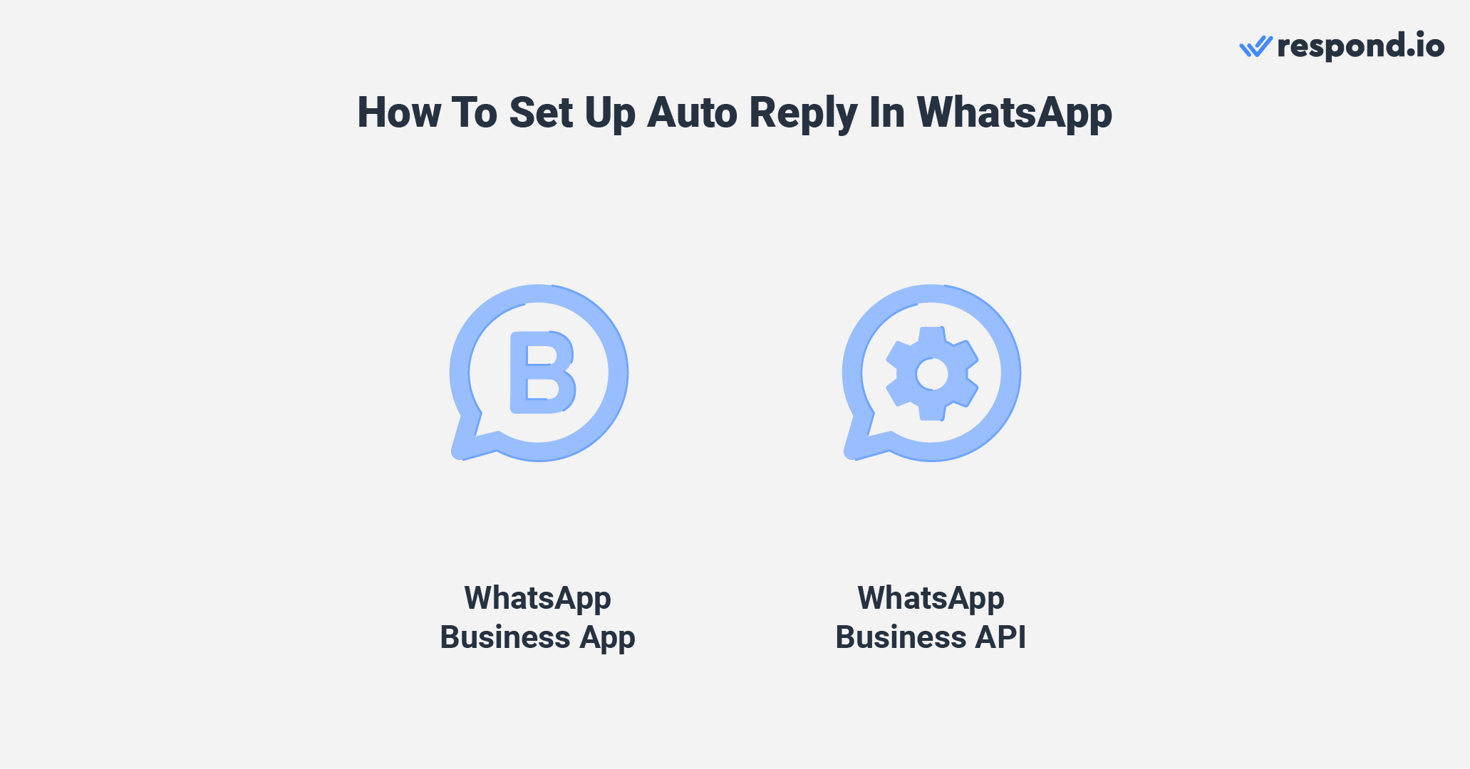 Set up auto reply in WhatsApp Business