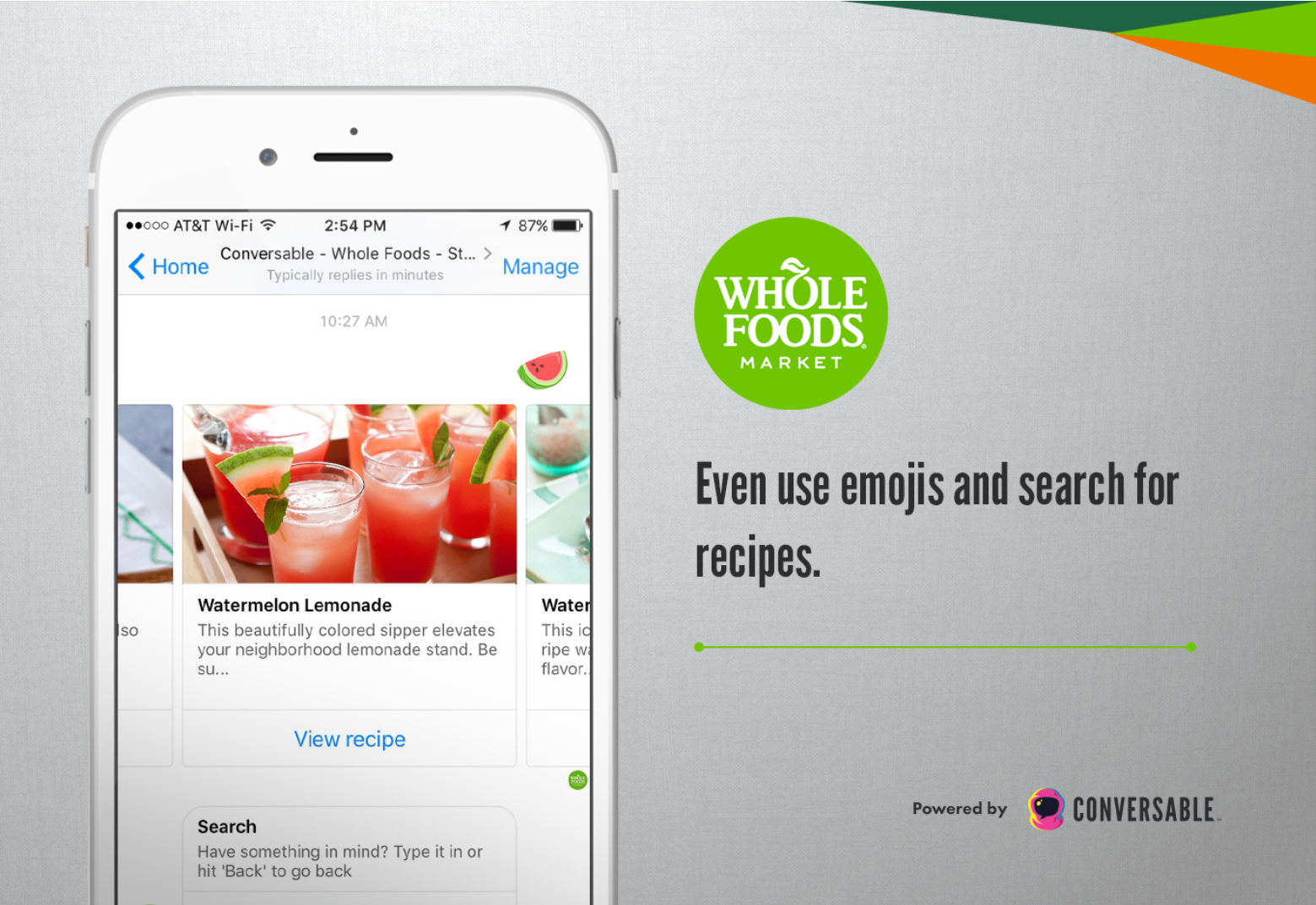 Whole Foods on Facebook Messenger