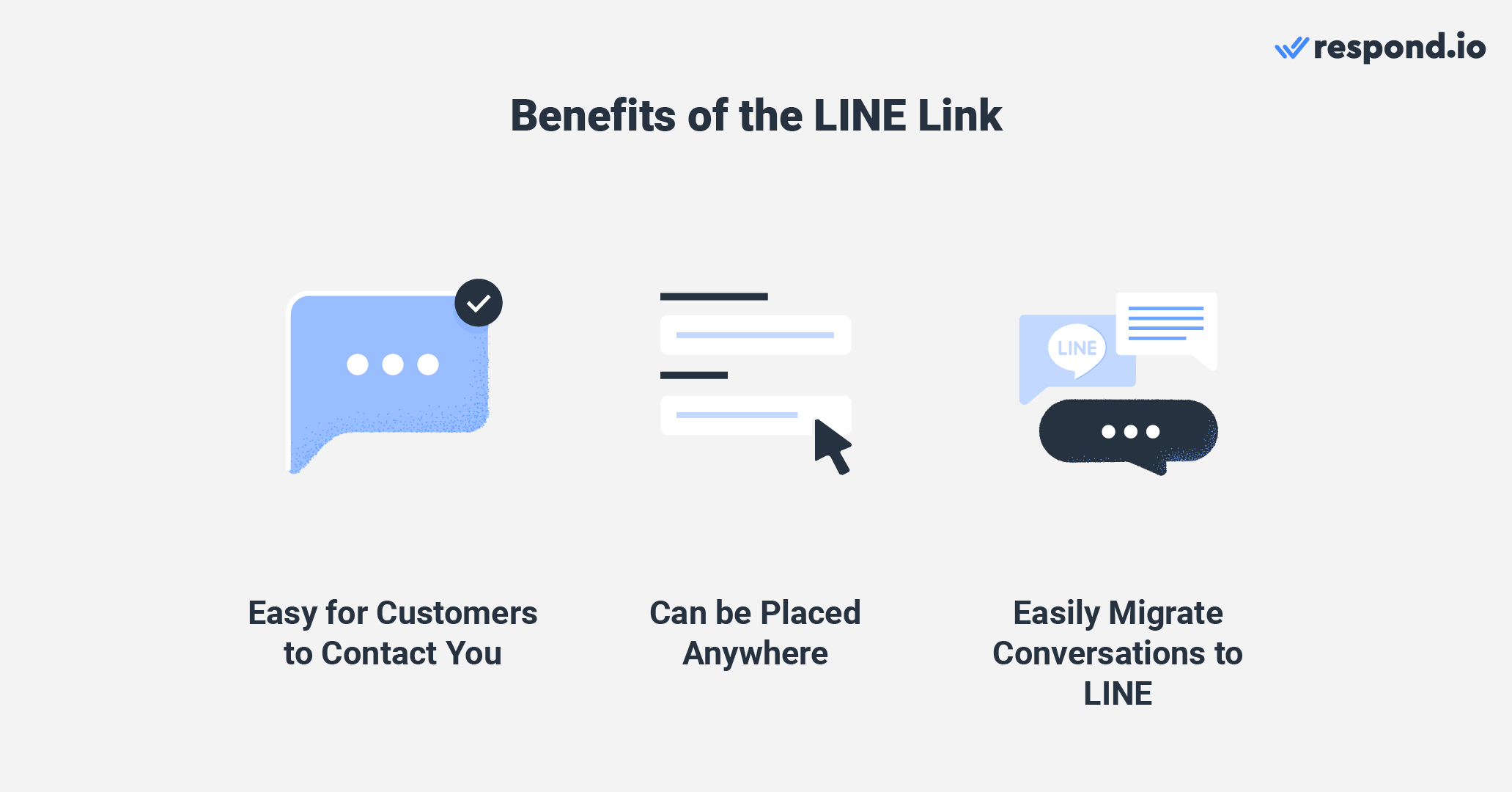 Benefits of a LINE Official Account link