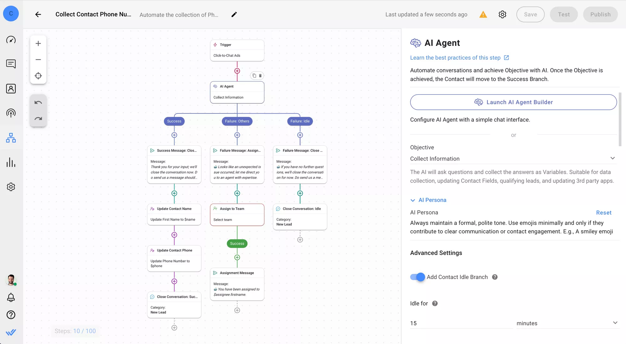 Collect lead information and respond quickly using Respond AI