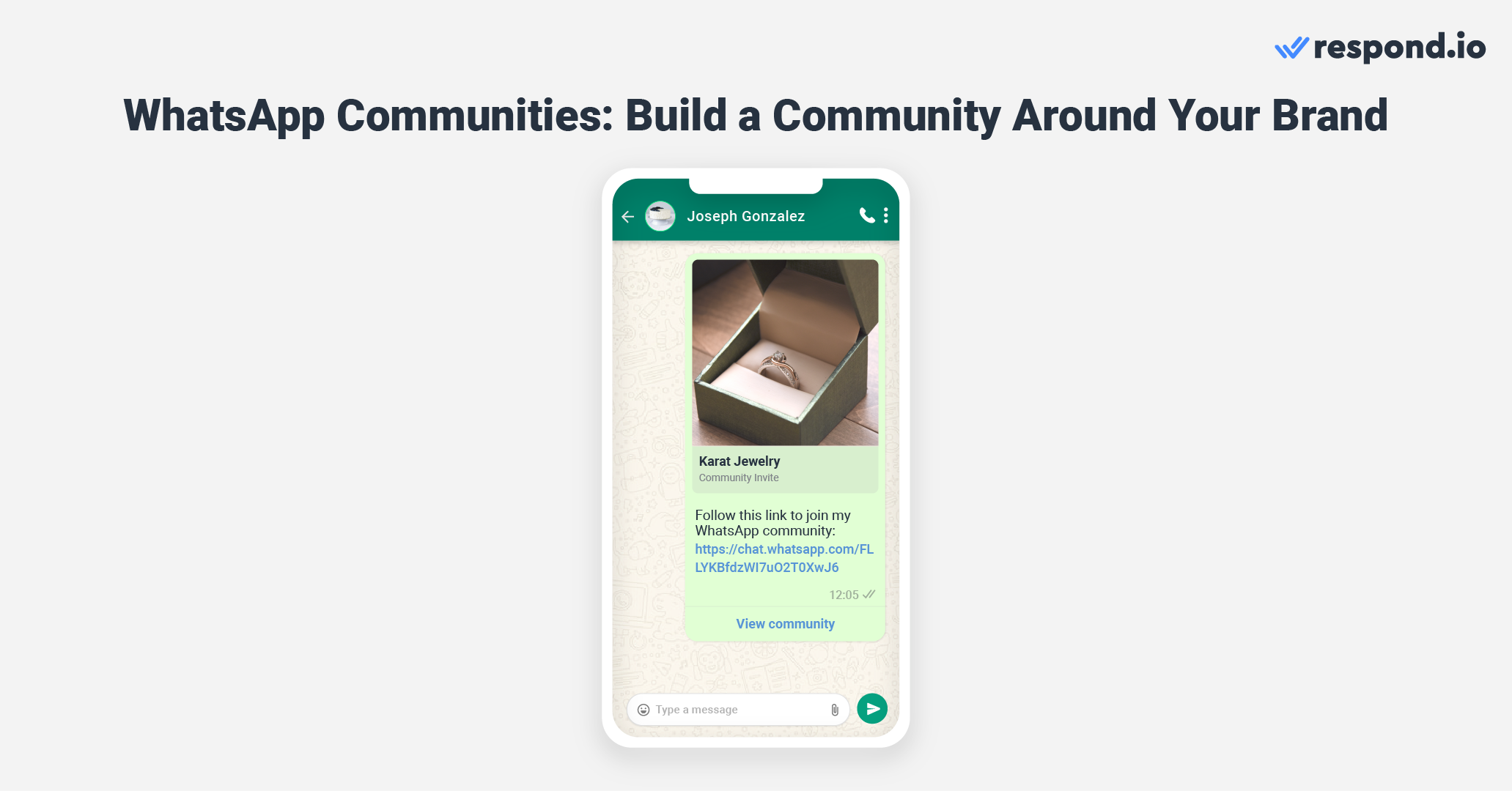 How to build a WhatsApp Community around your brand