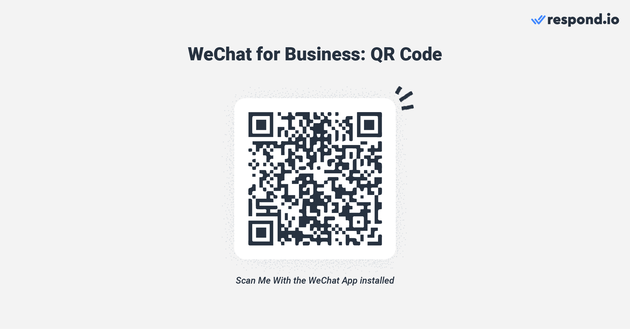 QR Code for a WeChat Official Account