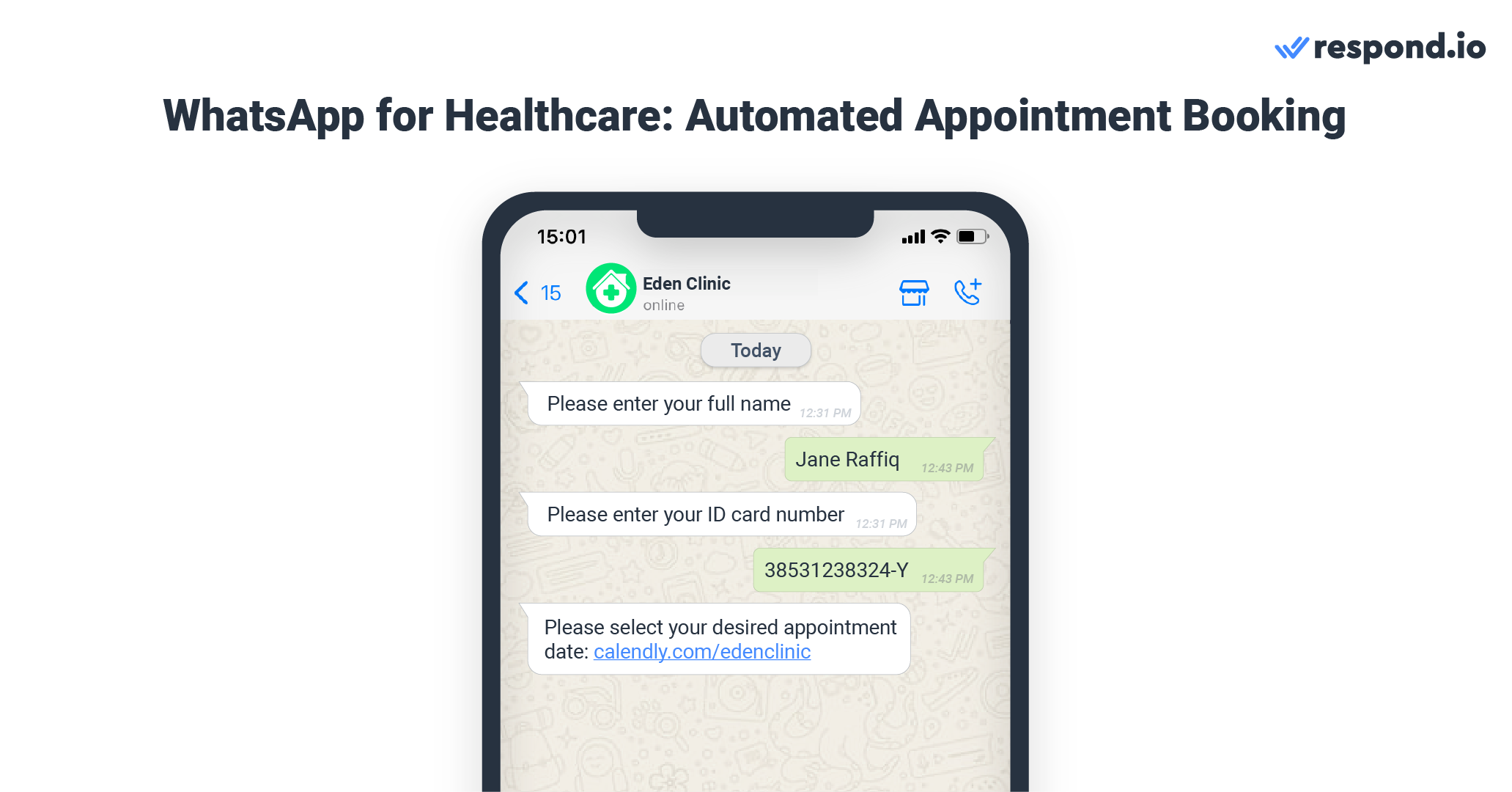 WhatsApp Business for healthcare: Automated appointment booking