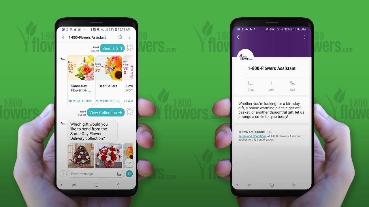 RCS Messaging Case Study: 1-800 Flowers