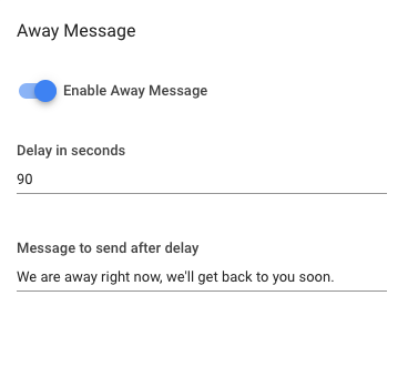 Away Message