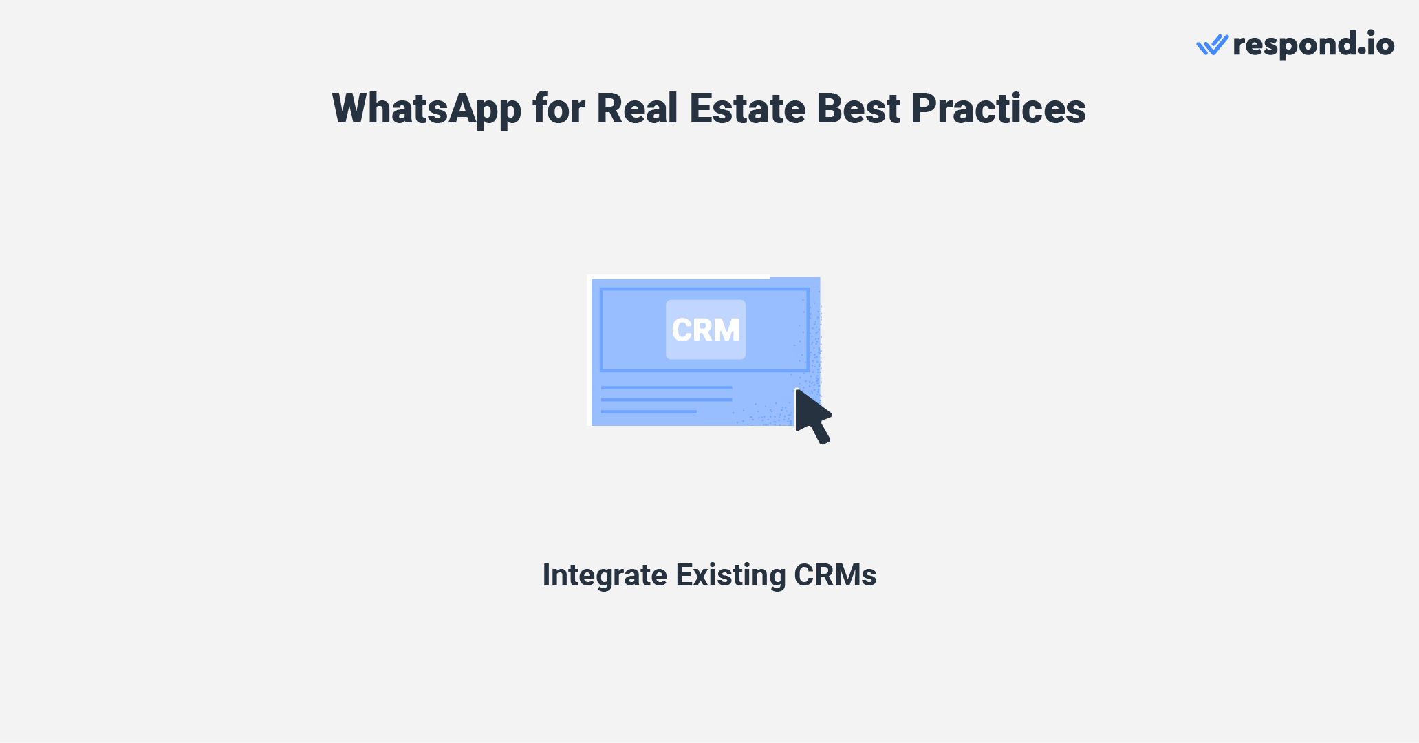 Integrate your CRMs to respond.io