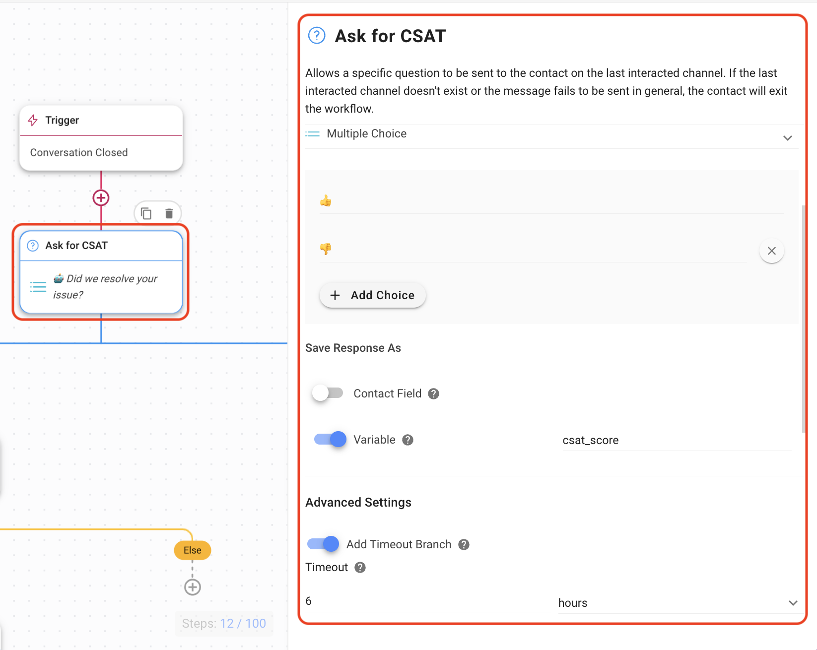 Ecommerce on WhatsApp: Collect feedback with CSAT surveys