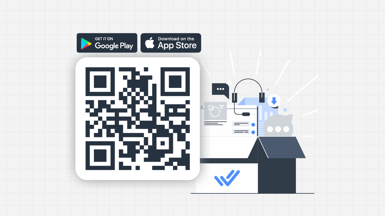 Scan the QR code to download the respond.io - Inbox app