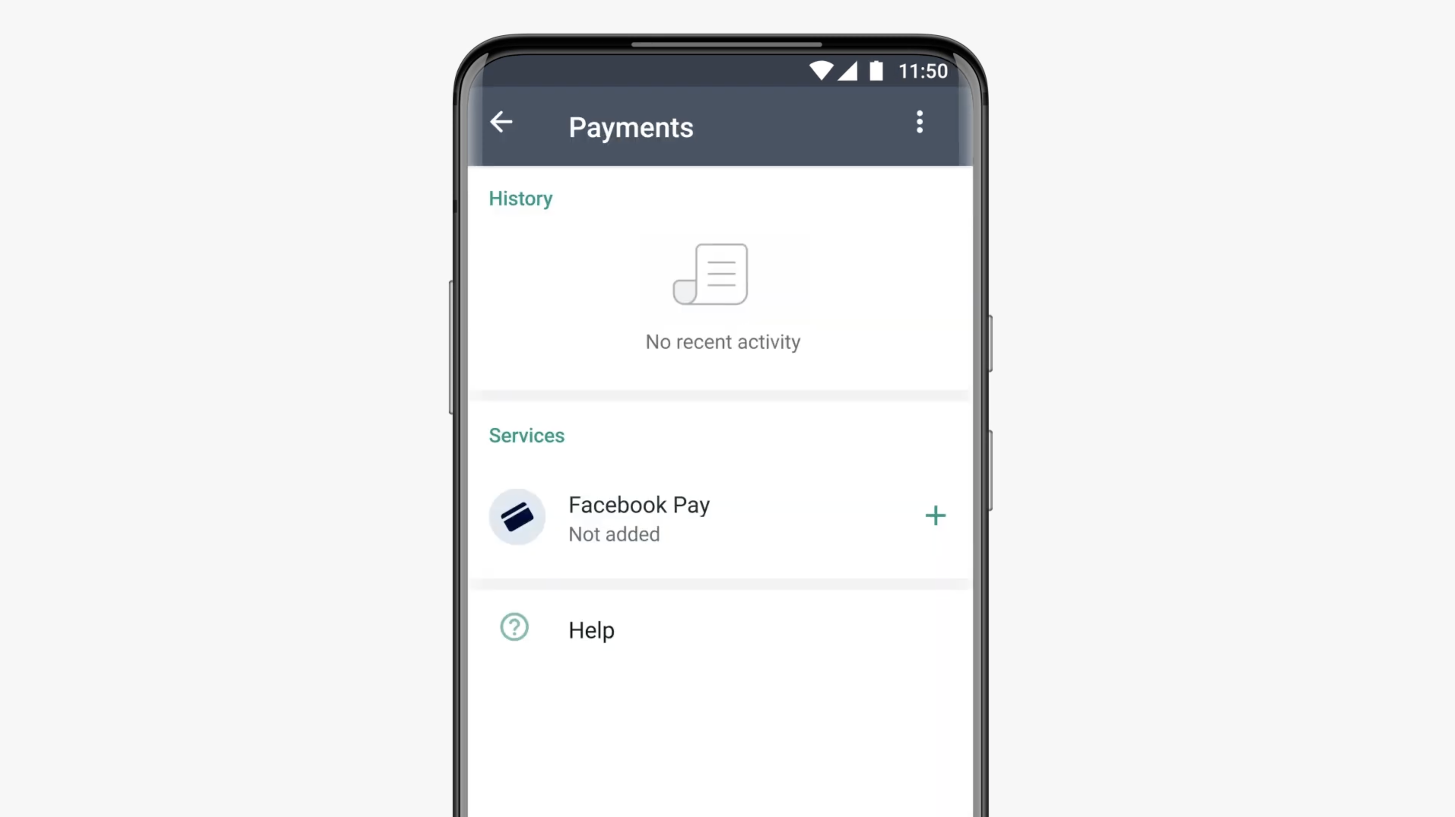 This image shows how to add Facebook Pay to enable the Payments feature.