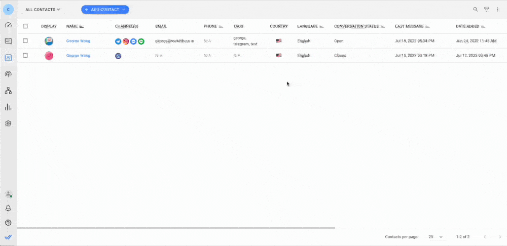 How Contact Merge works