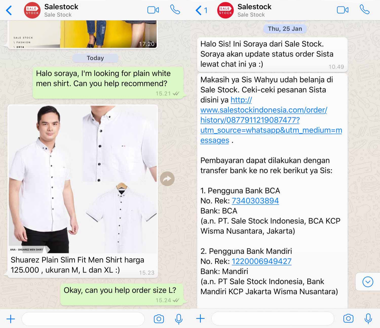 This is an image showing how does Sorabel sell products on whatsapp. Sorabel mainly uses its WhatsApp API Account in two ways - to help customers look for specific products when they're not interested in browsing and to send notifications about shipping and payment. Read the blog tp learn how to sell product on whatsapp.