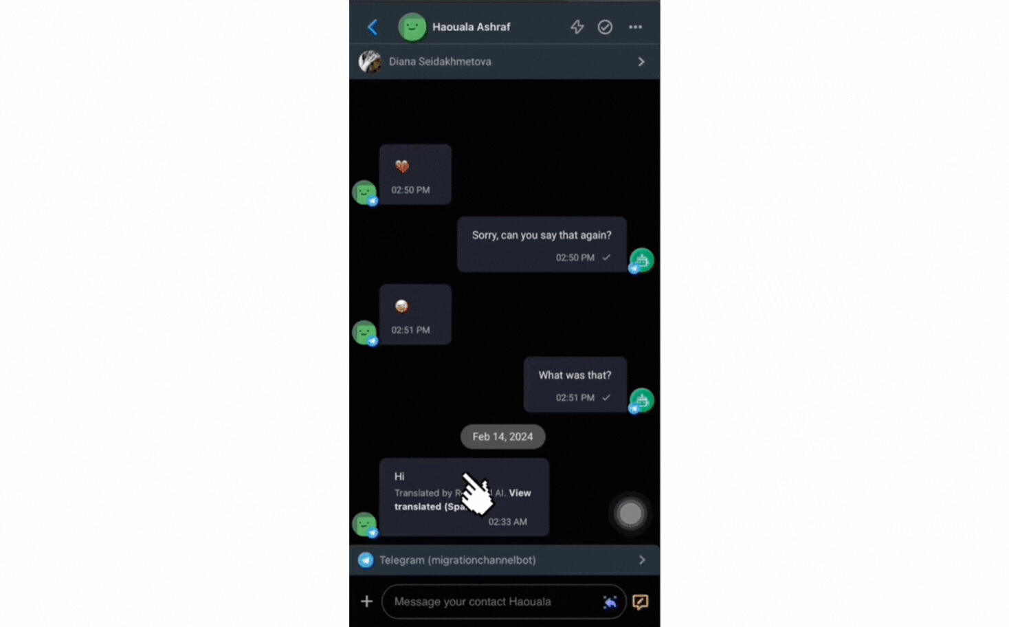 Reply to specific messages with AI Assist