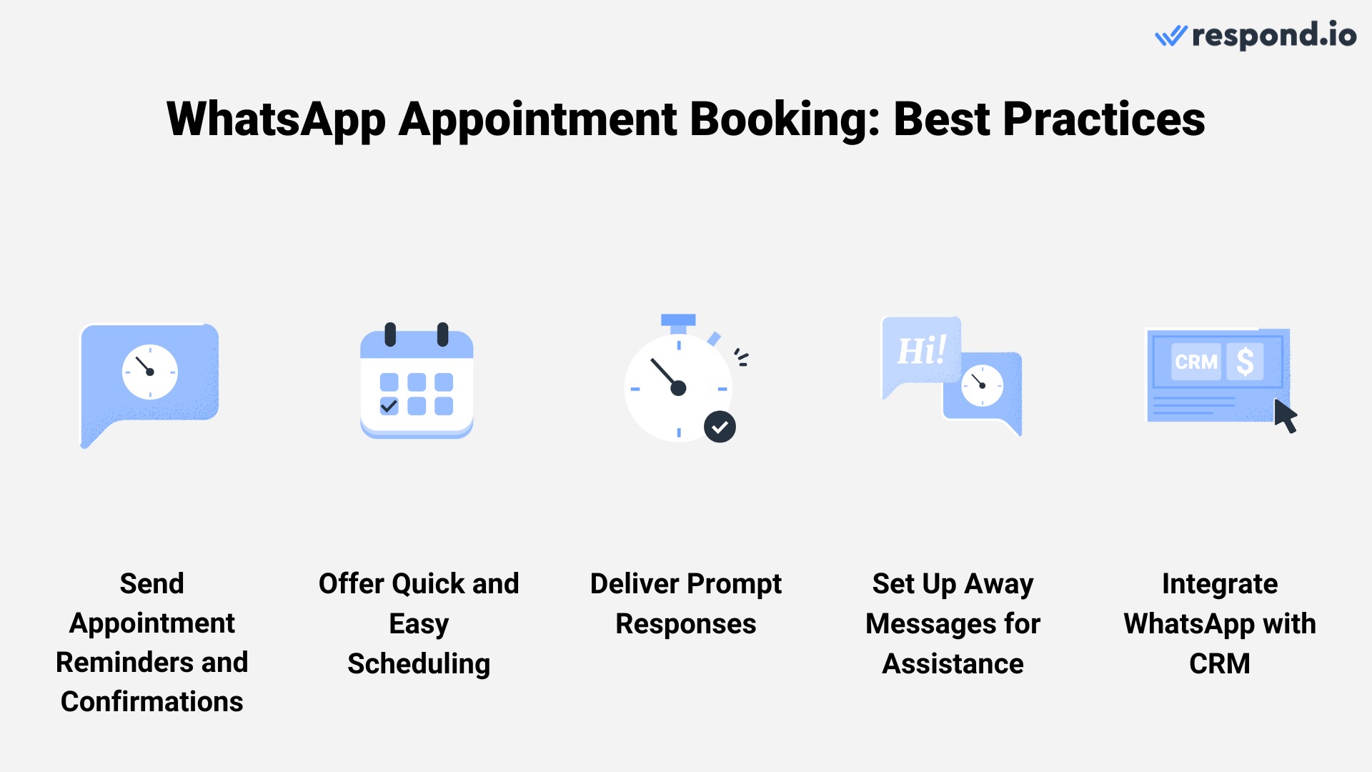 Follow these best practices when making a WhatsApp Appointment Booking