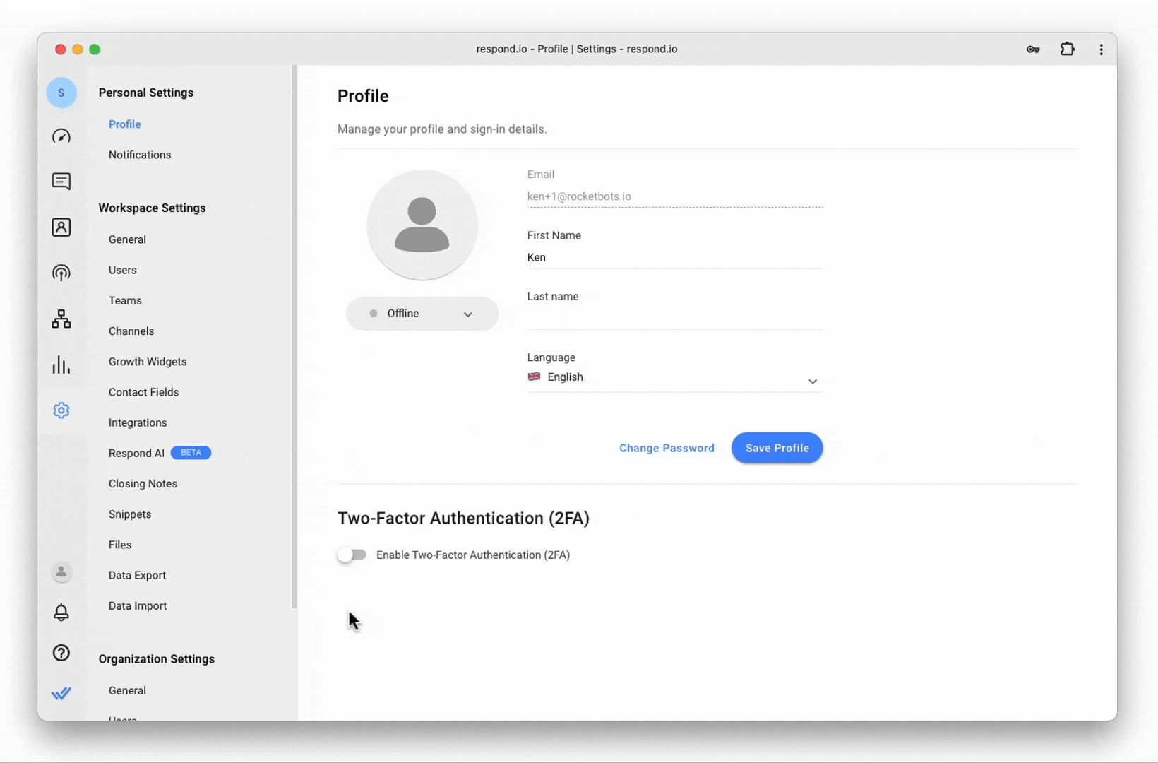 How to enable 2FA on your account