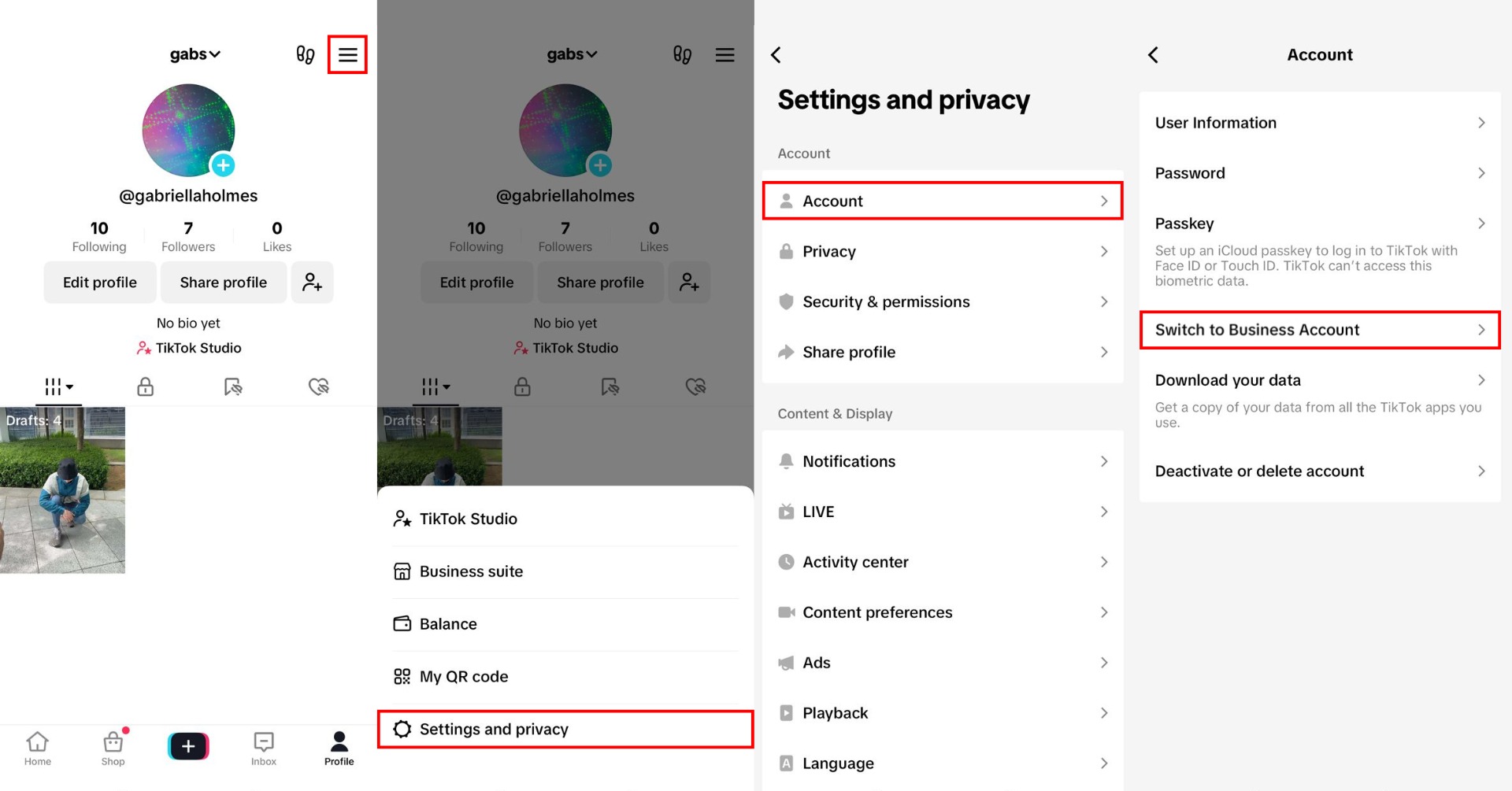 Follow these 5 simple steps to switch from TikTok Personal Account to TikTok Business Account