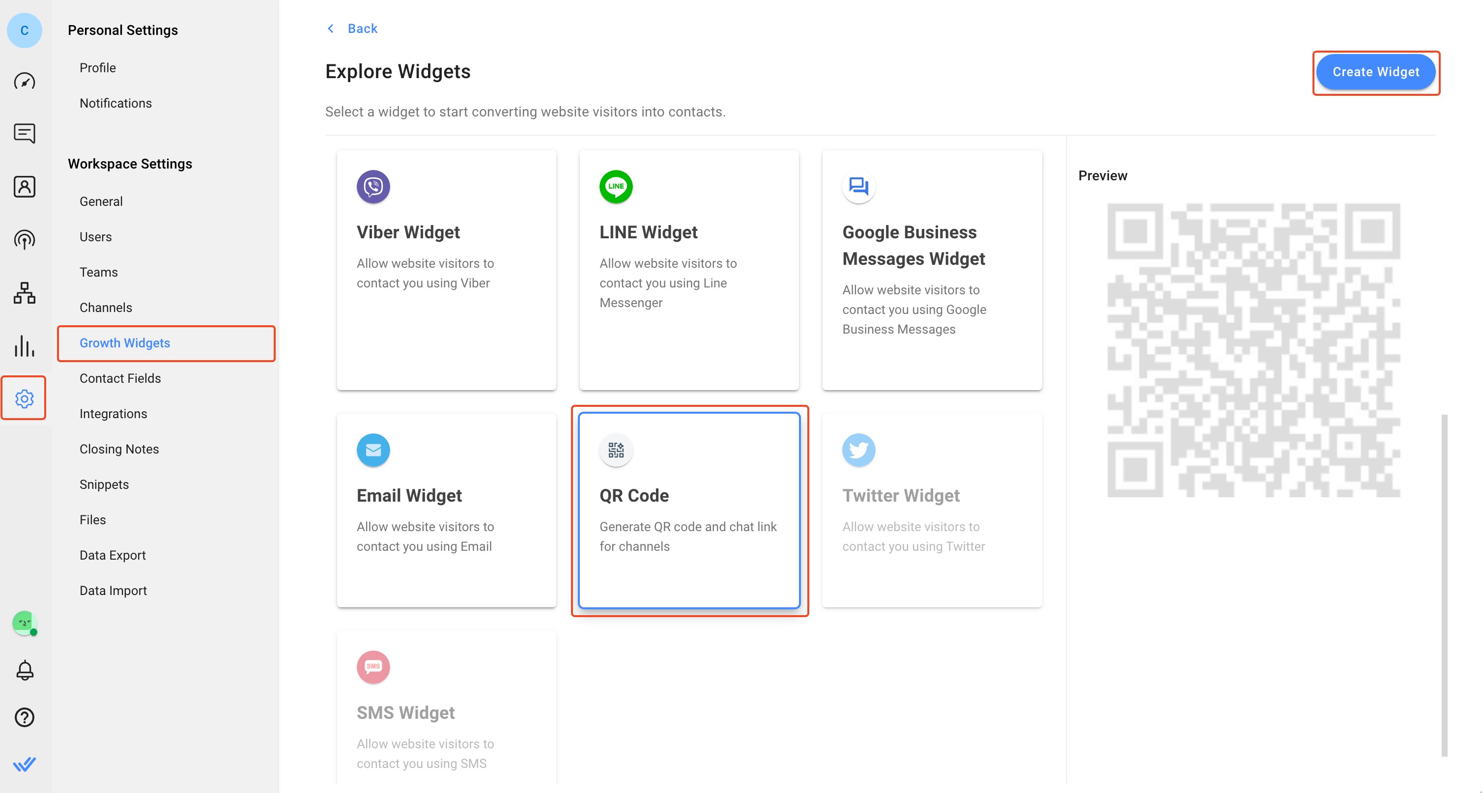 How to generate QR code LINE Official Account with respond.io's code generator