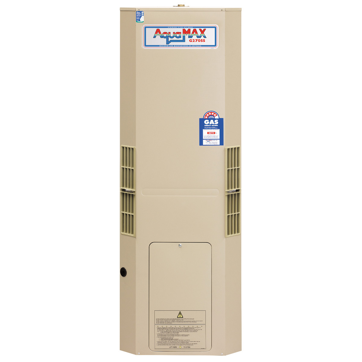 AquaMAX G270SS gas storage water heater - AquaMAX Hot Water Solutions