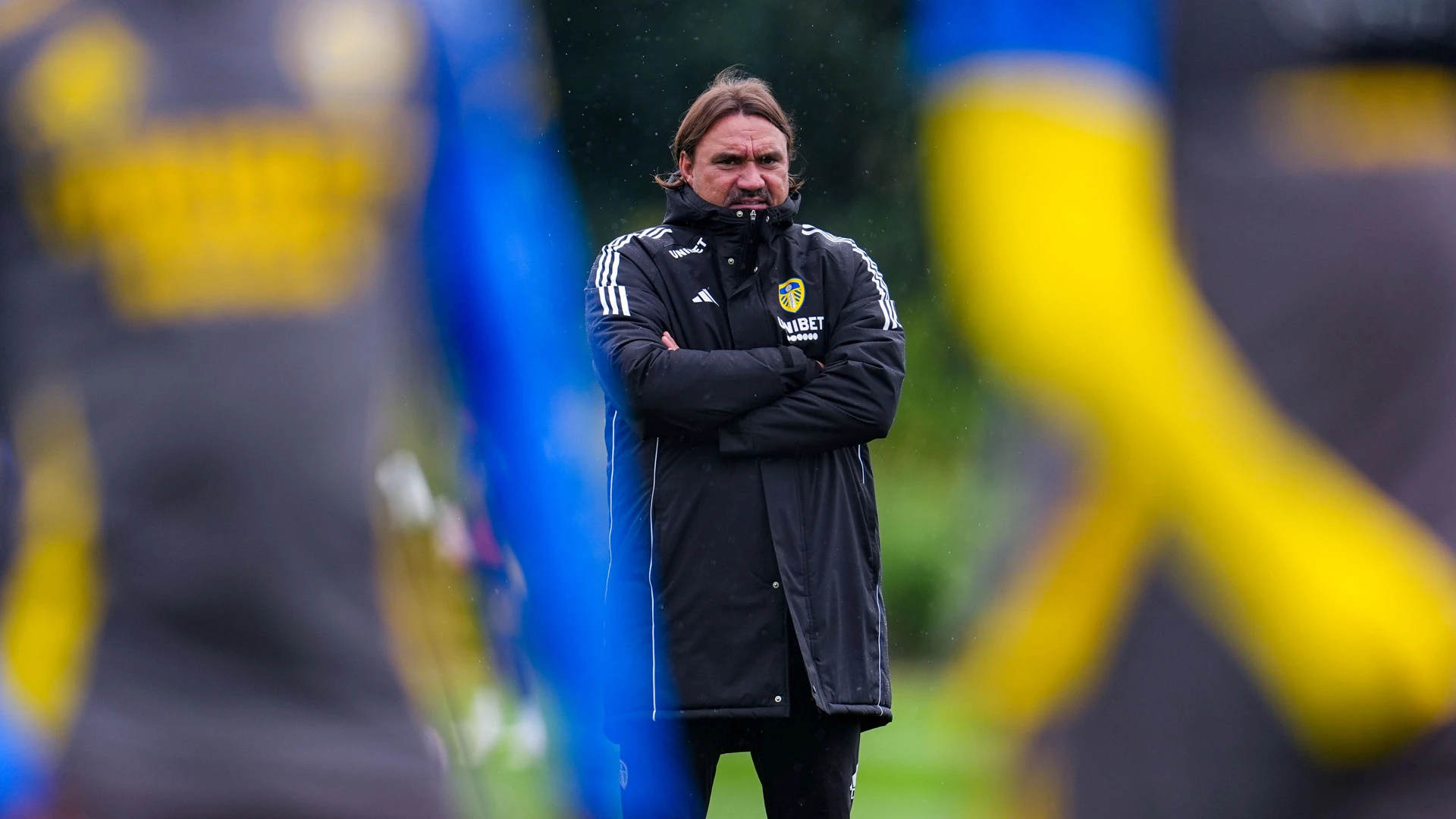 Daniel Farke in training