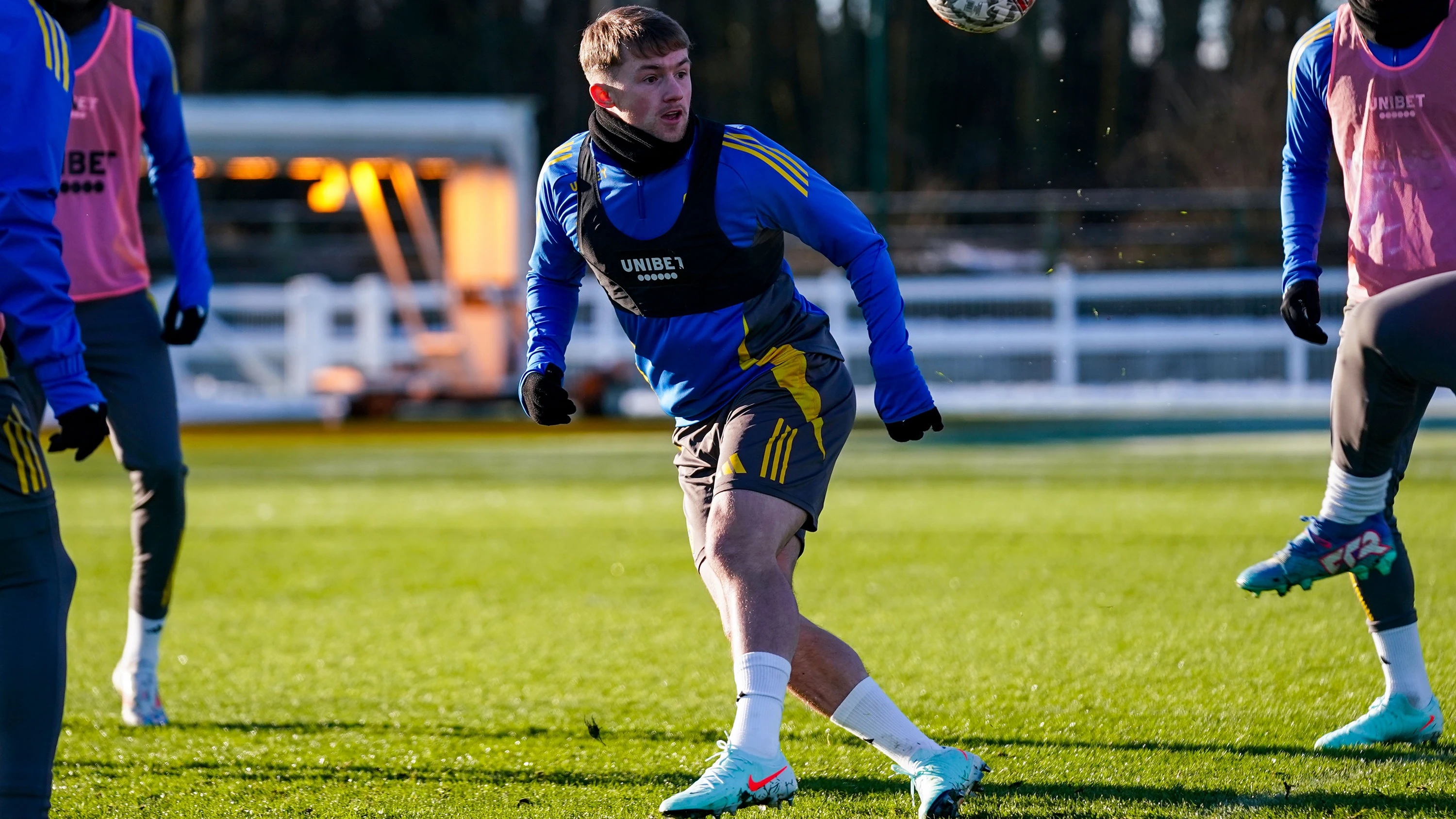 Joe Gelhardt training