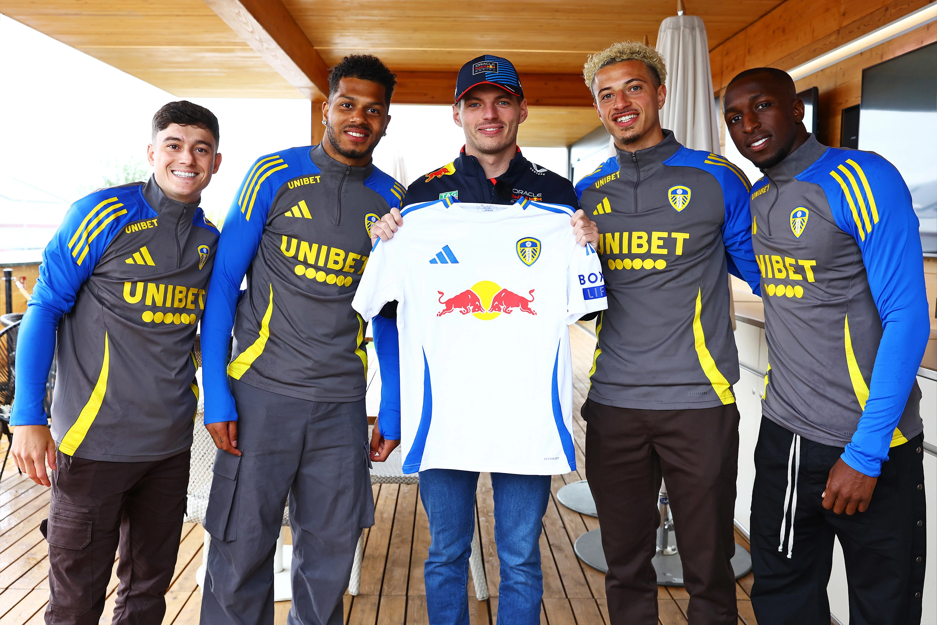 Leeds United visit Red Bull Racing at the British GP - Leeds United