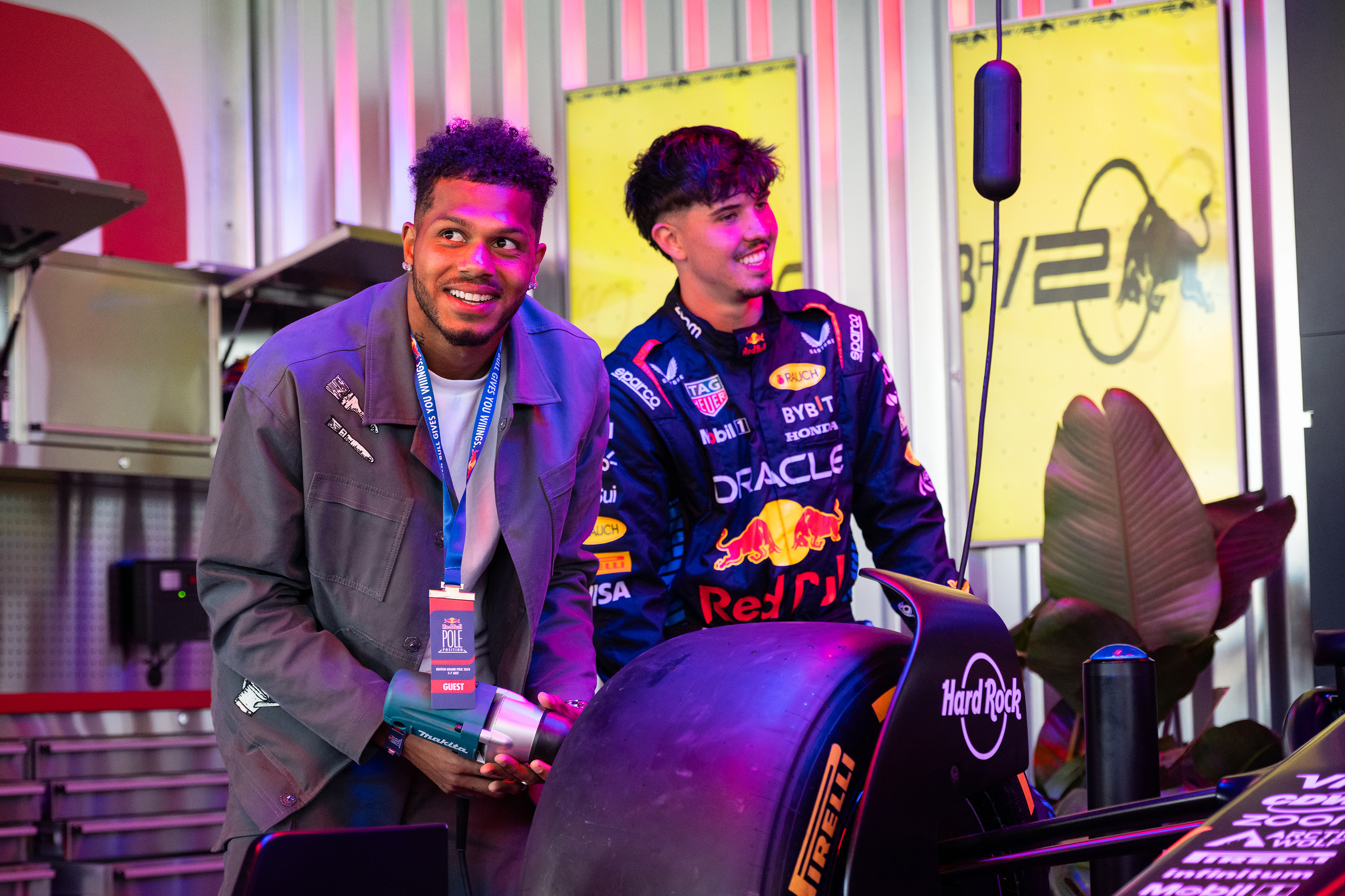 Leeds United visit Red Bull Racing at the British GP - Leeds United