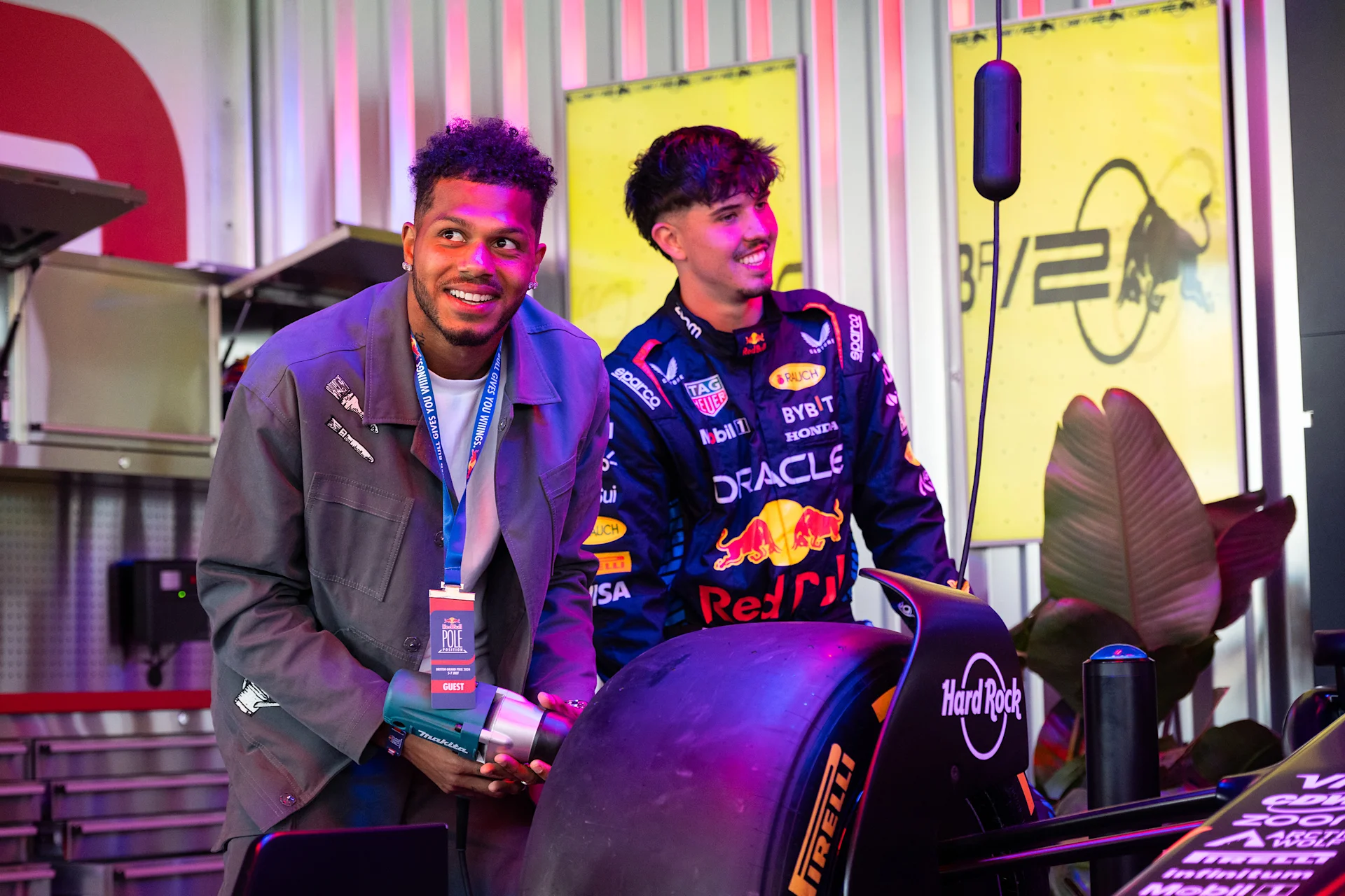 Leeds United visit Red Bull Racing at the British GP - Leeds United