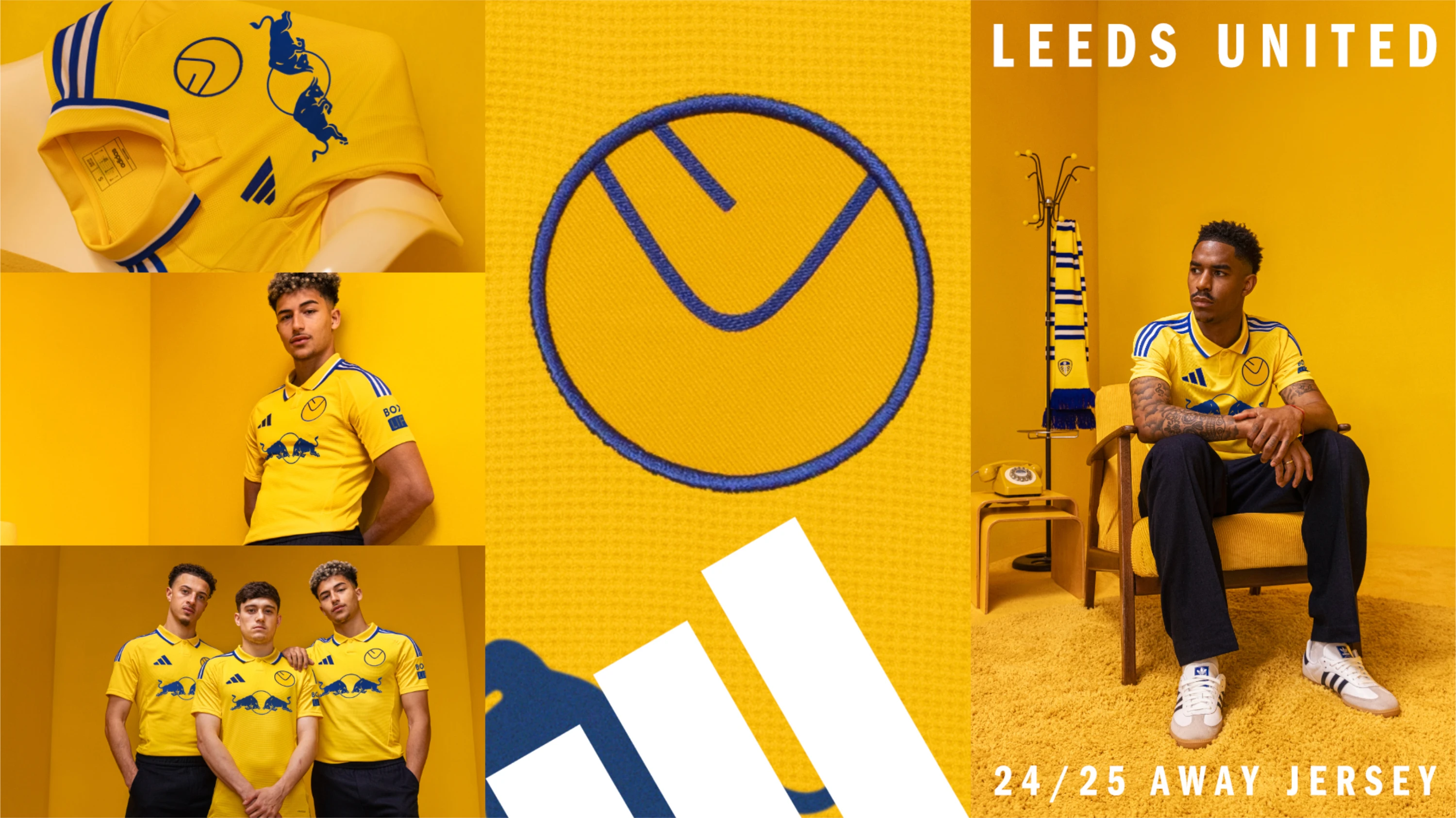 Leeds United x adidas Launch 24/25 Home Kit - Leeds United