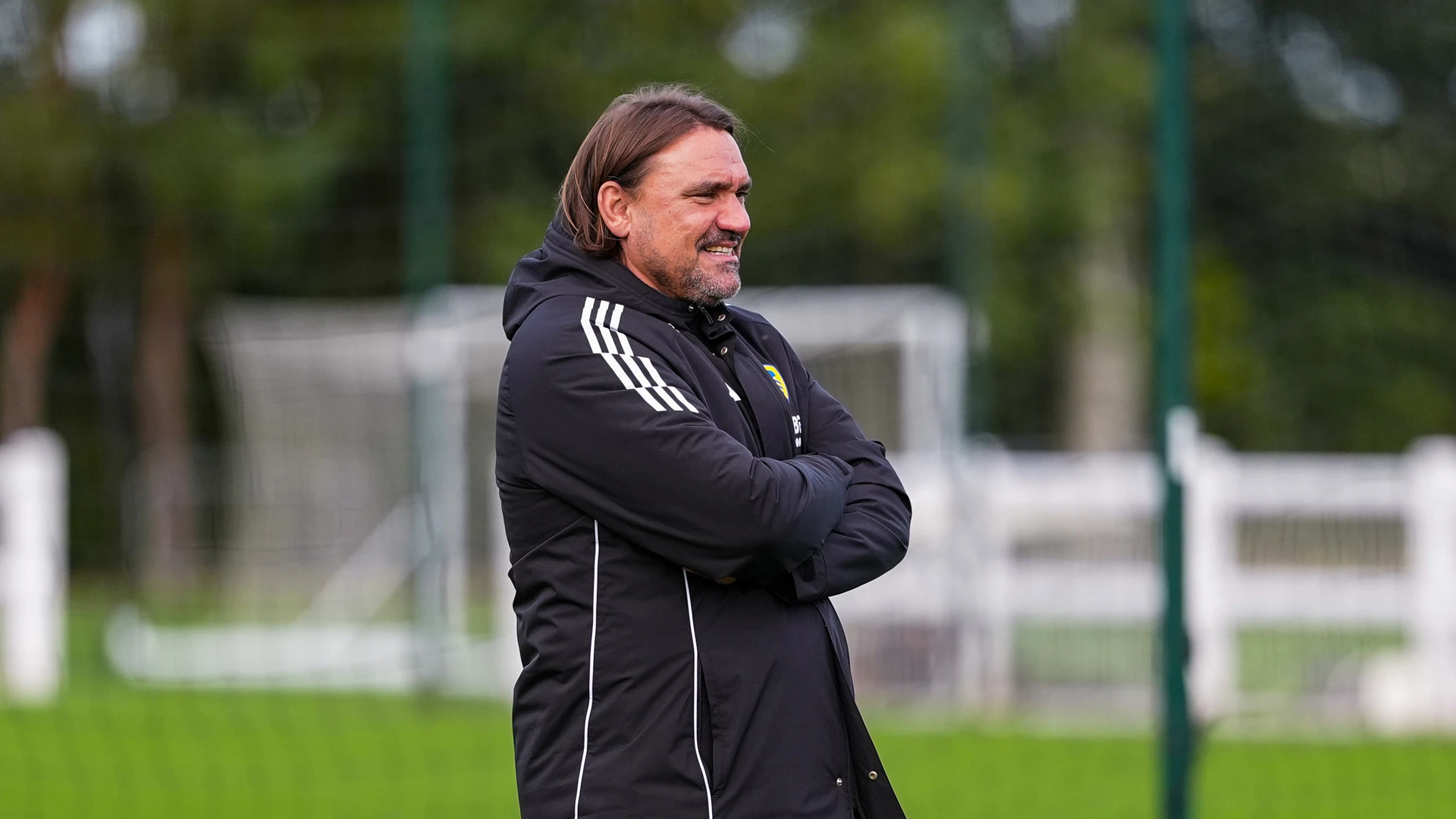 Daniel Farke training pre Bristol City