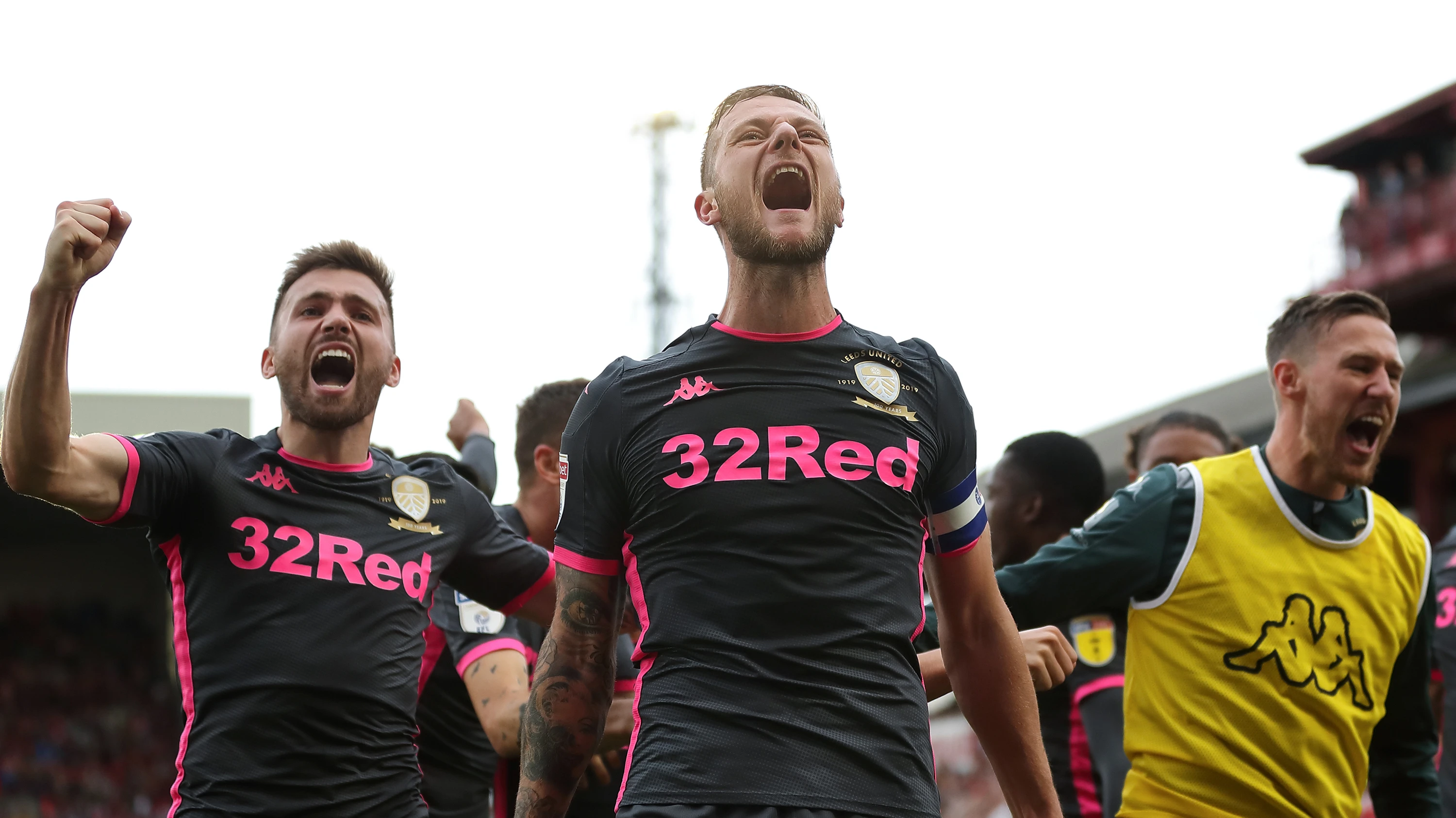 Liam Cooper Celebrating Against Barnsley