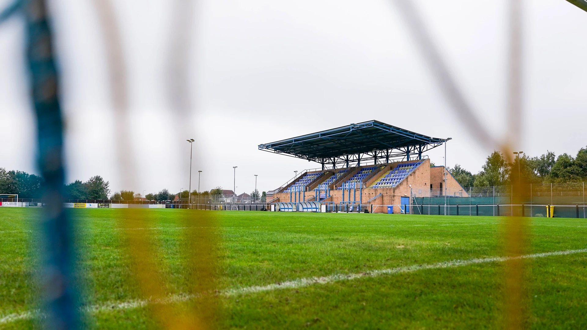 Garforth Stadium from the goal