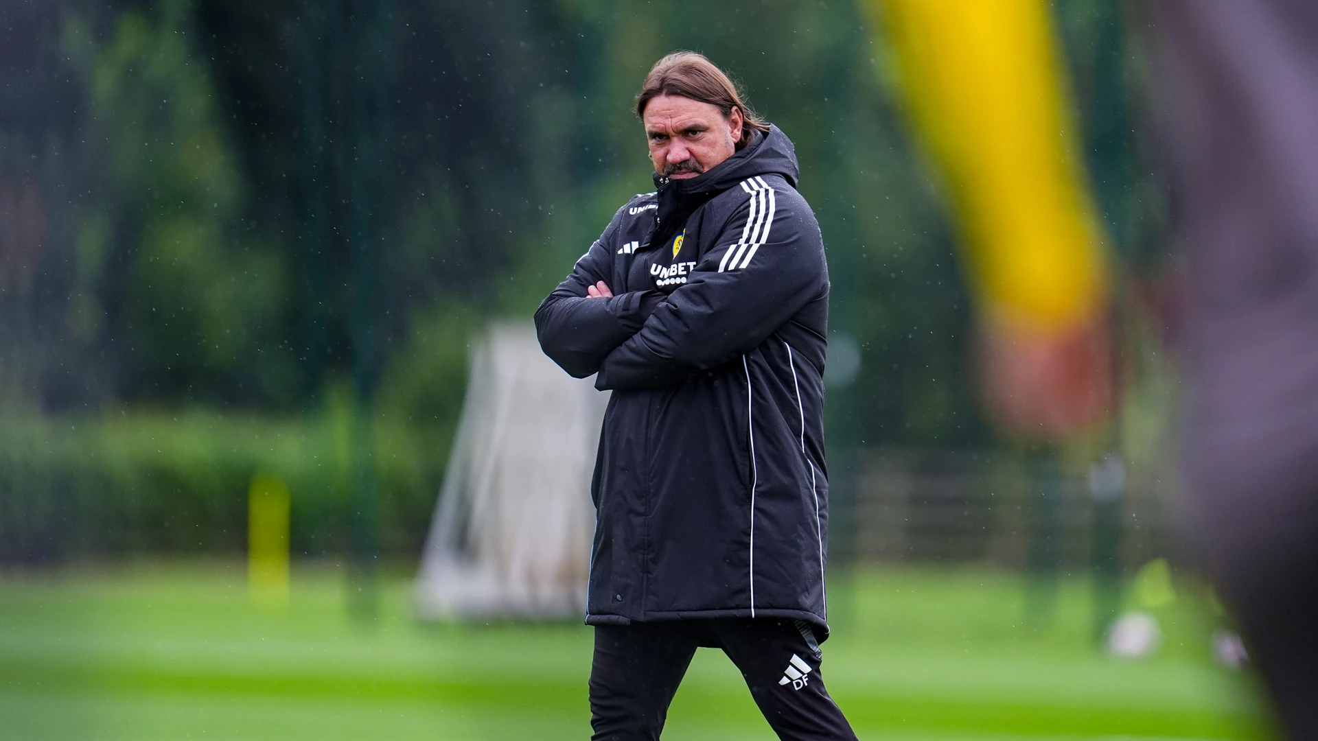 Daniel Farke pre Sheff United training