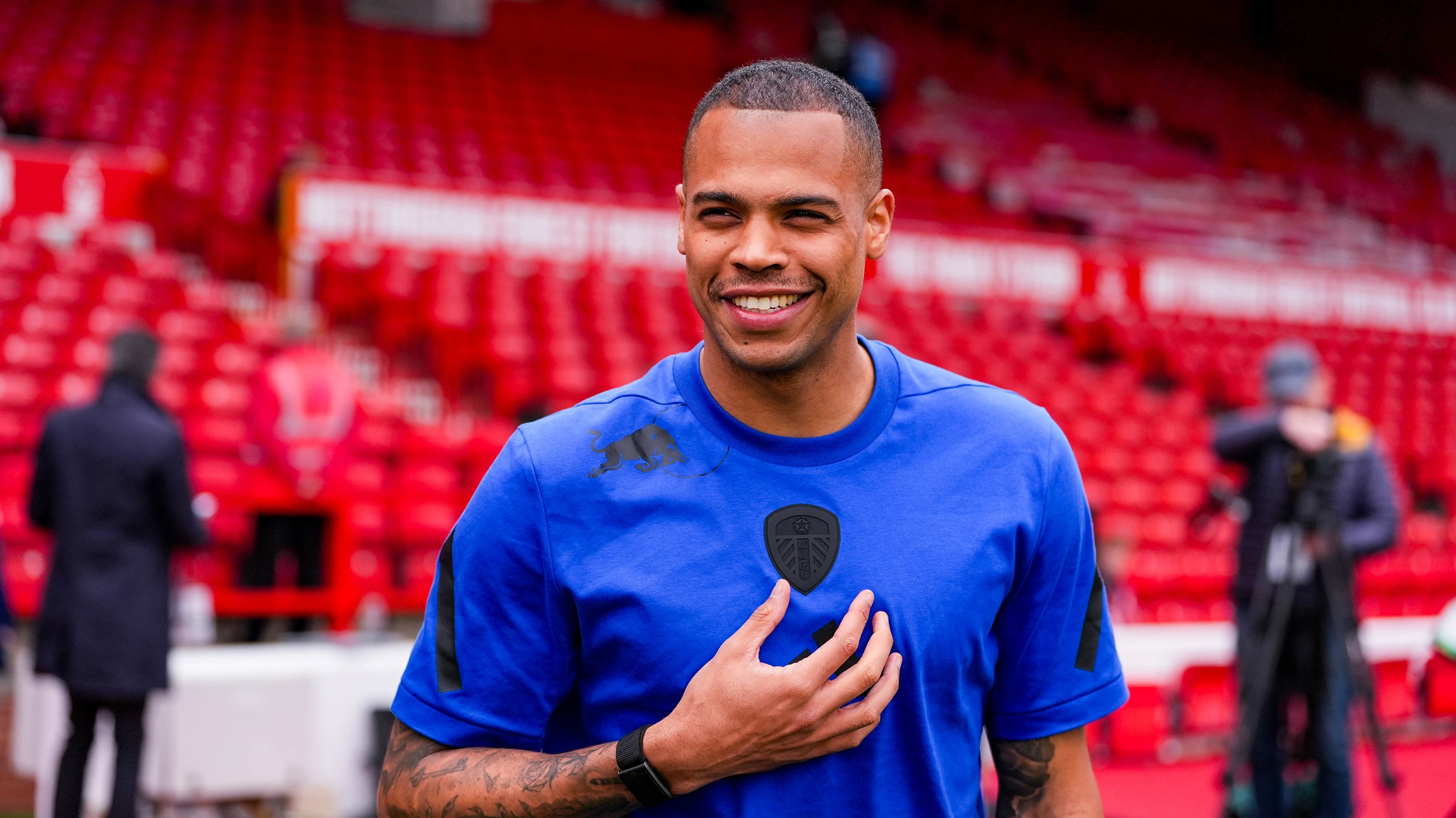 Lukas Nmecha arrival City Ground