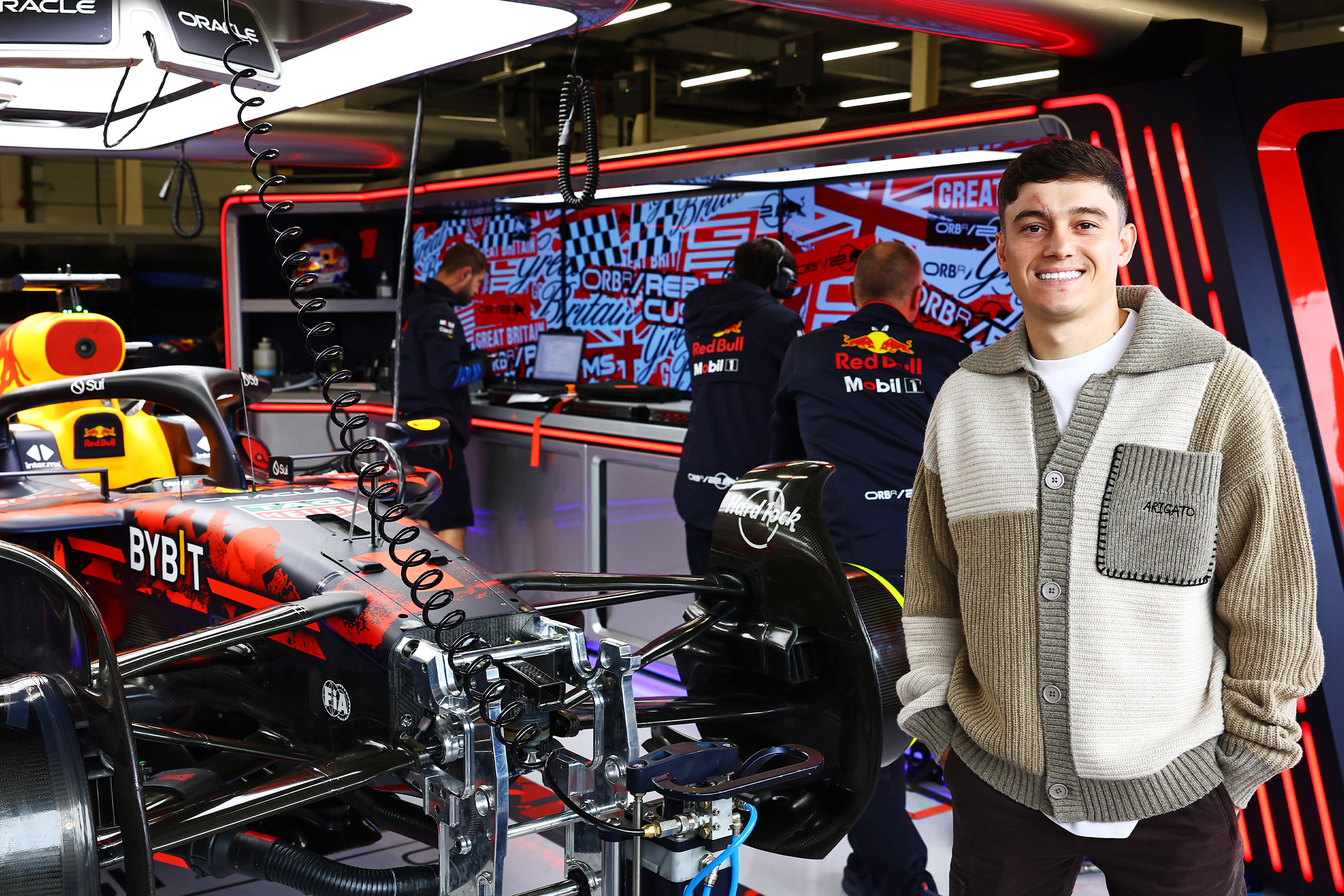 Leeds United visit Red Bull Racing at the British GP - Leeds United