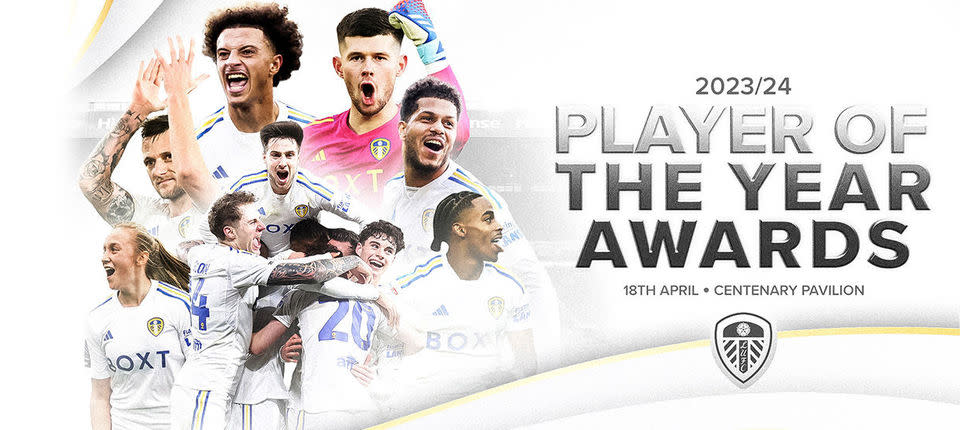 Congratulations Player Player of the Year Awards 2024 Update - Leeds United