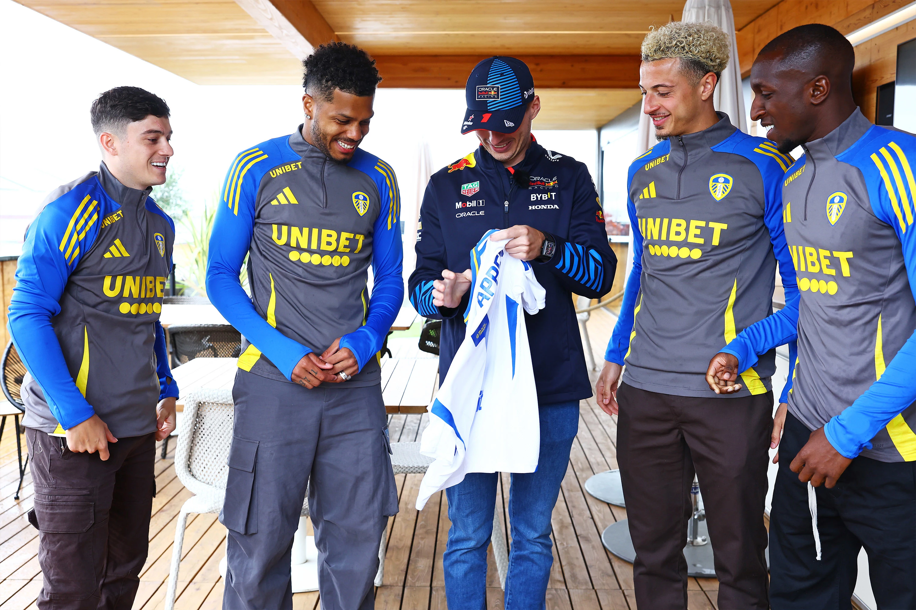 Leeds United visit Red Bull Racing at the British GP - Leeds United