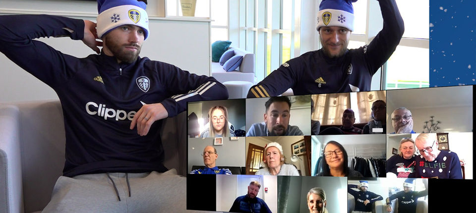 Leeds United duo join festive dementia cafe session Leeds United