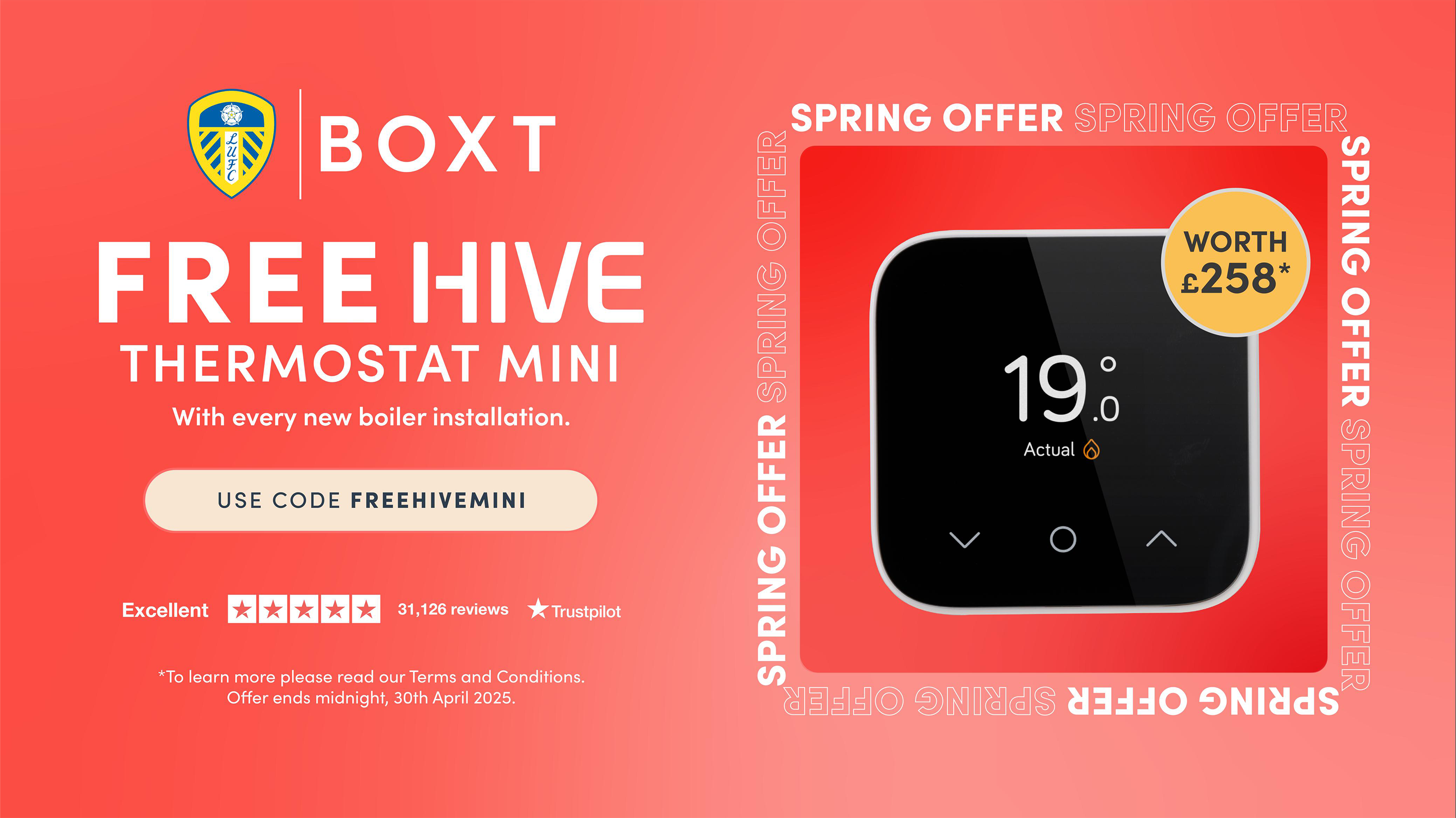 Partnerships: BOXT Free Hive Offer (March 2025)