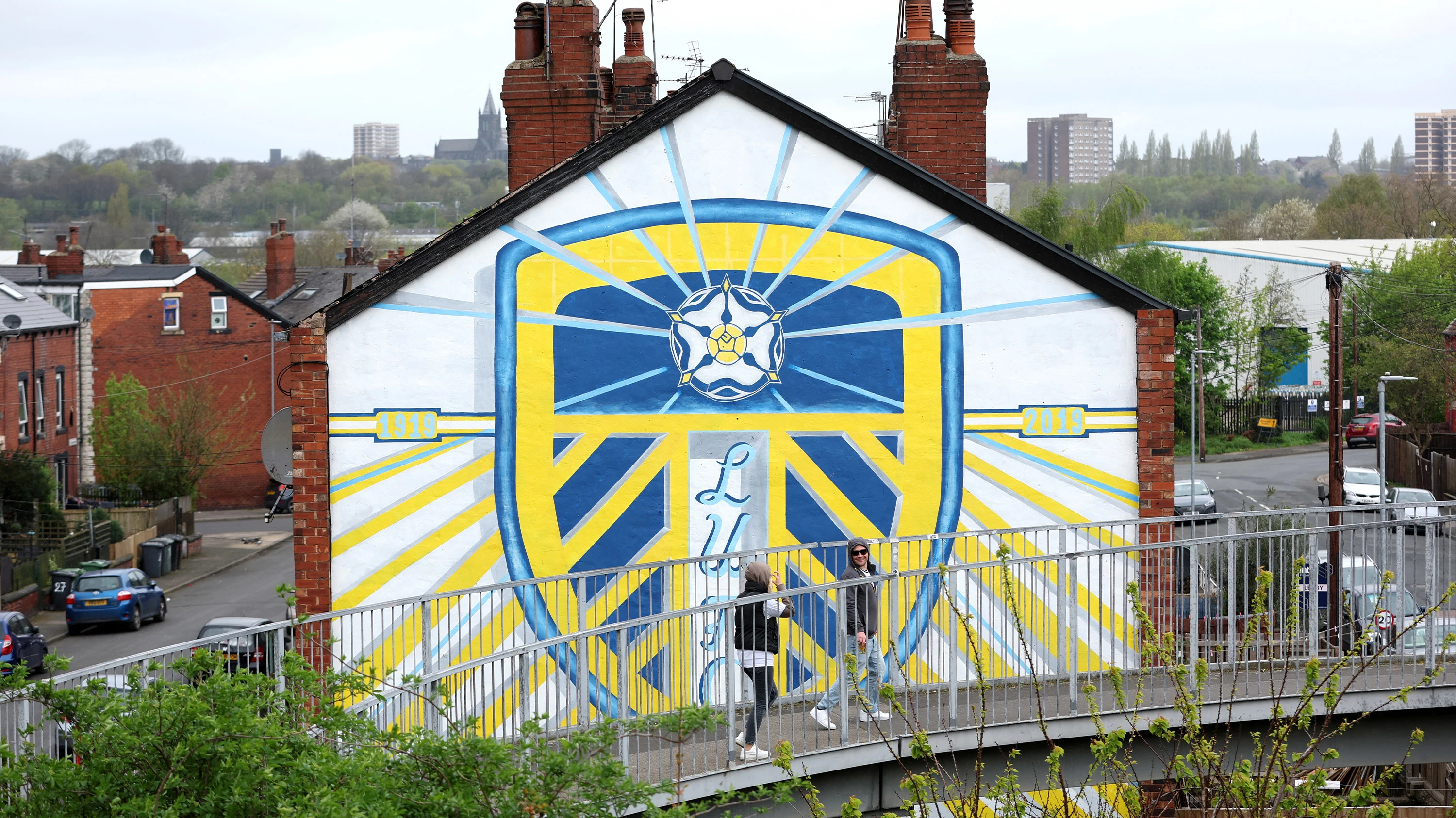 Leeds United Badge Mural